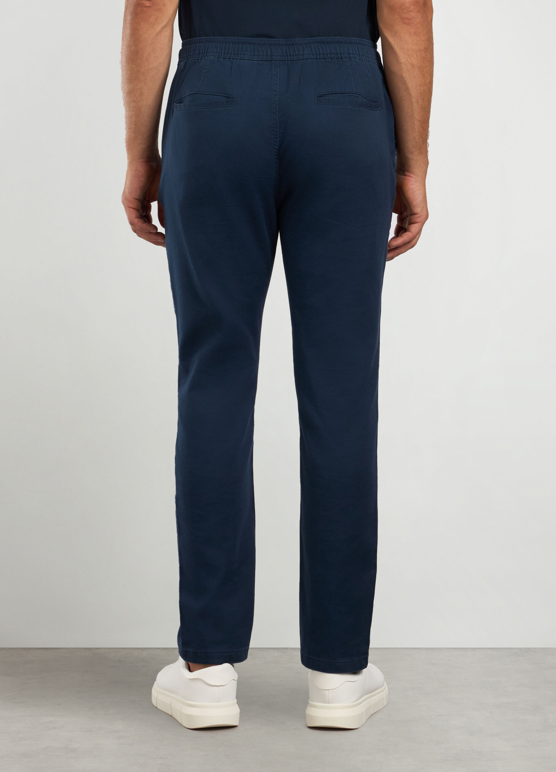 Joggers slim fit in misto cotone uomo_1