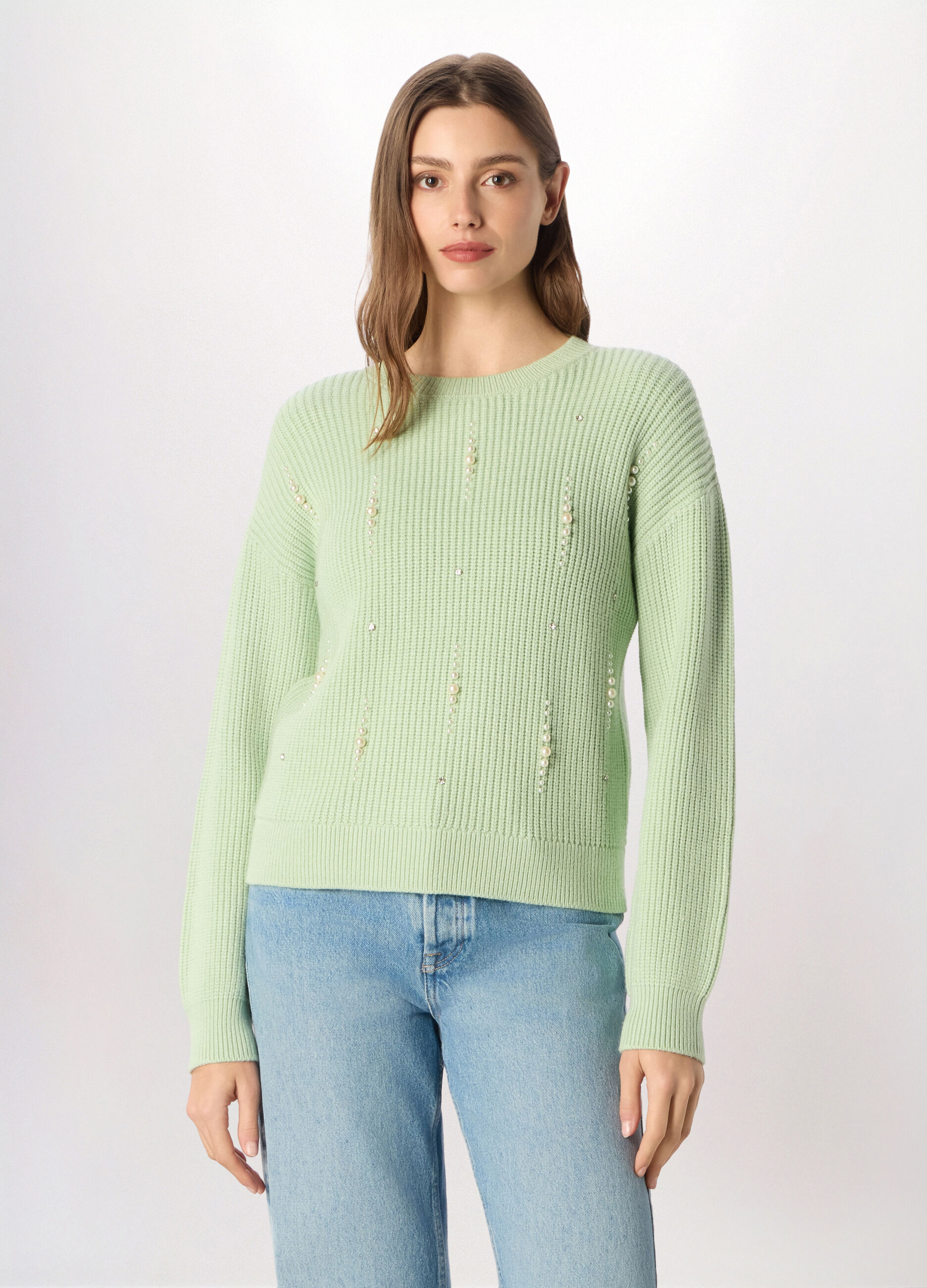 Pullover tricot misto viscosa donna_0