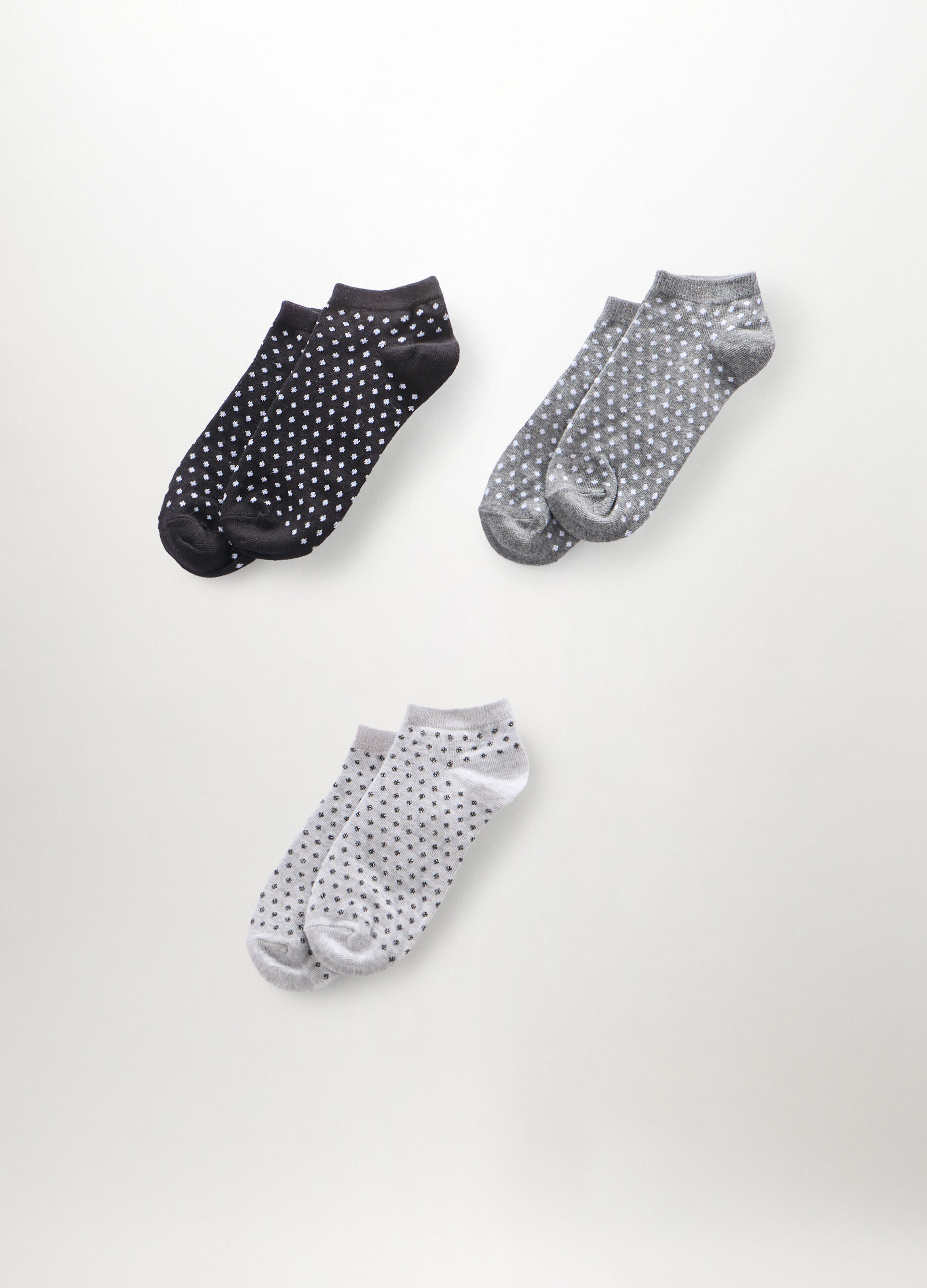 Pack 3 calze corte misto cotone donna_0