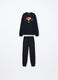 Set pigiama lungo in interlock di puro cotone bambino_0