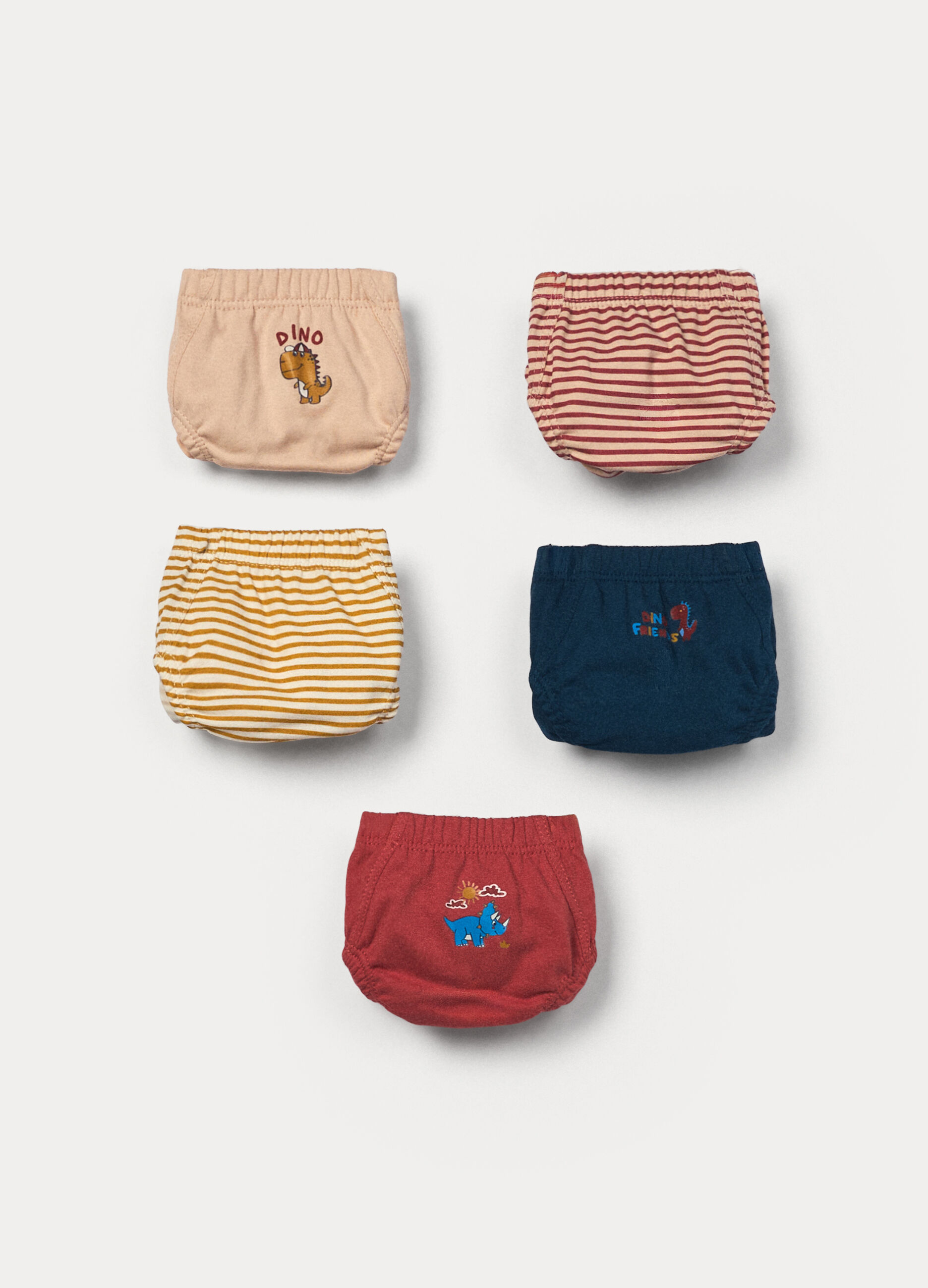 Pack 5 slip in jersey di puro cotone_0