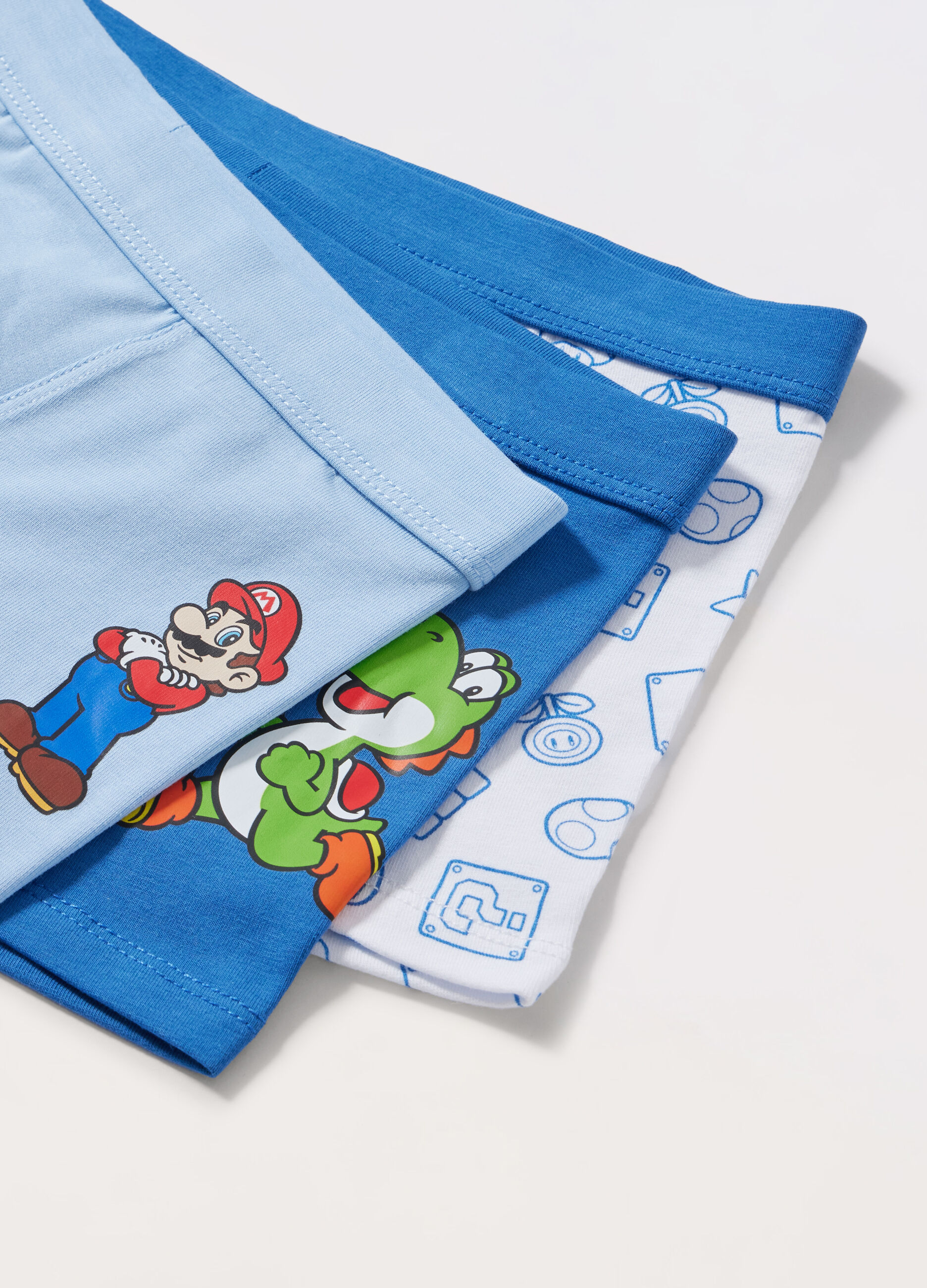 Pack 3 boxer in cotone stretch bambino Super Mario_1