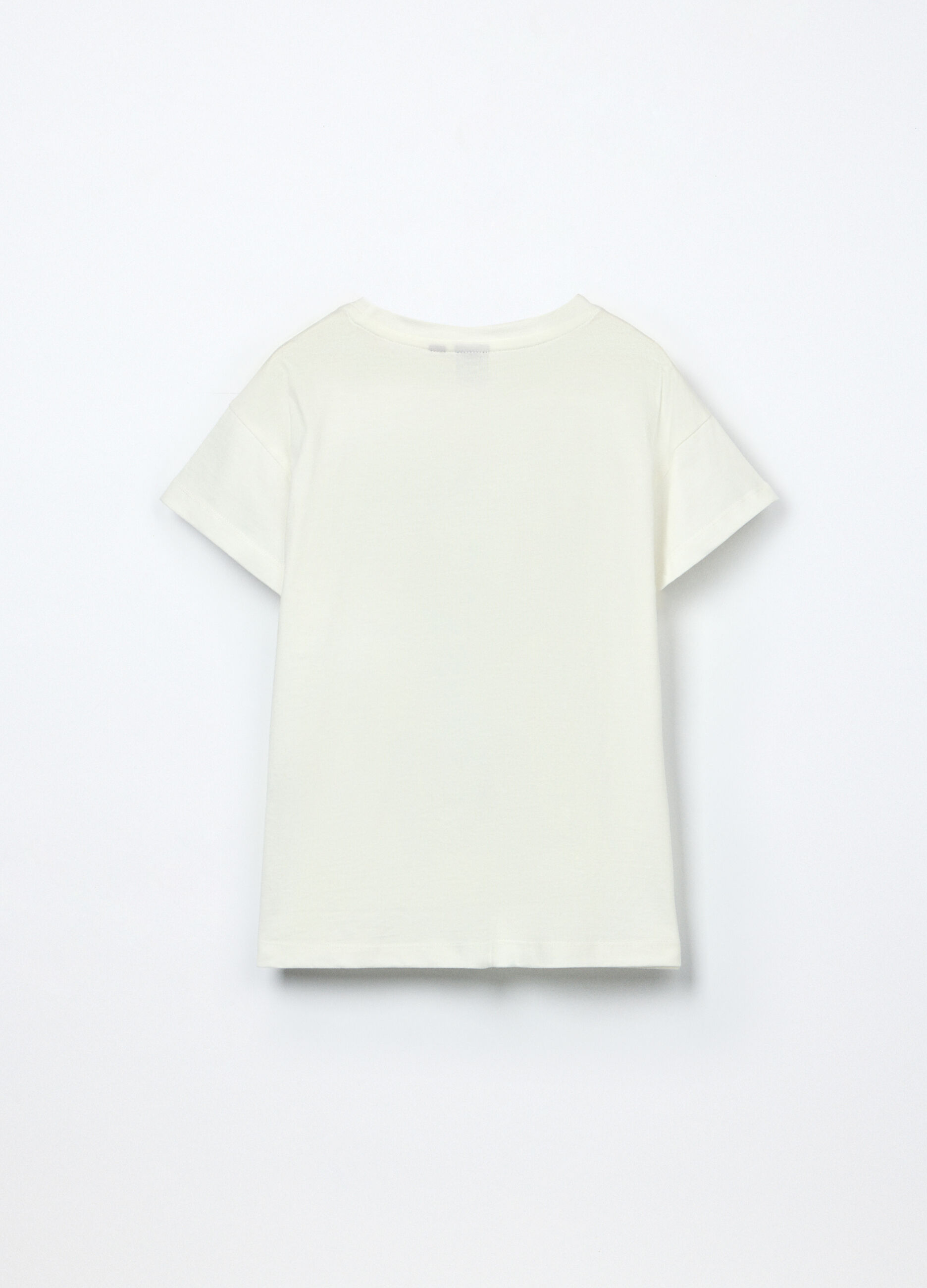T-shirt in jersey di puro cotone ragazza_1