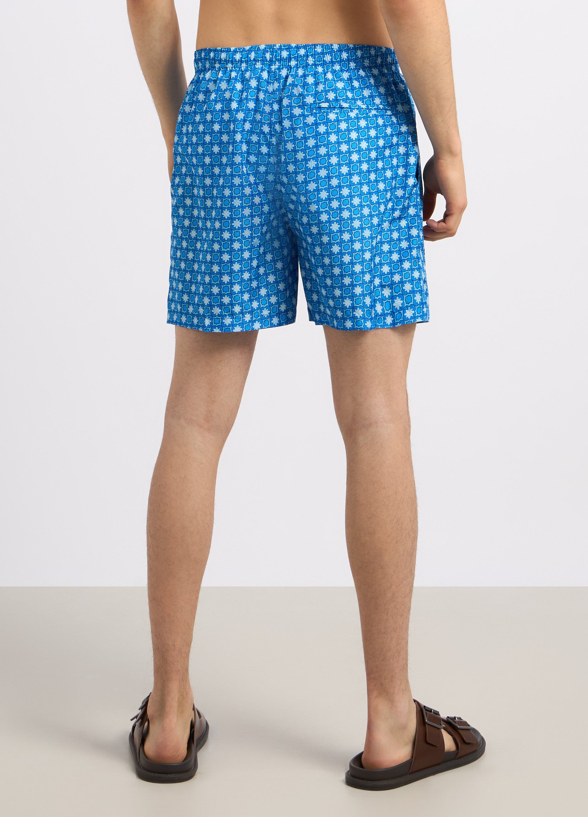 Costume shorts con stampa uomo_2
