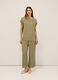 Pantaloni in pura viscosa creponne donna_0