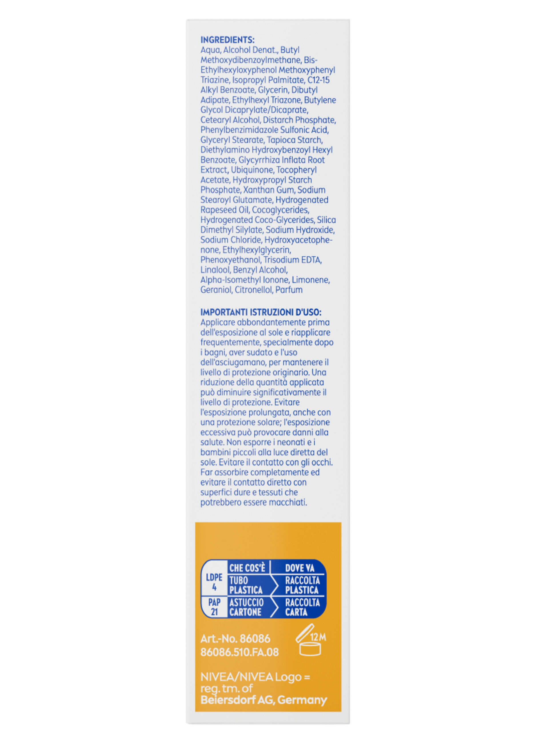 Nivea Sun UV Viso Anti-Età FP50 50 ml, Crema solare viso antirughe e antimacchie con Coenzima Q10
