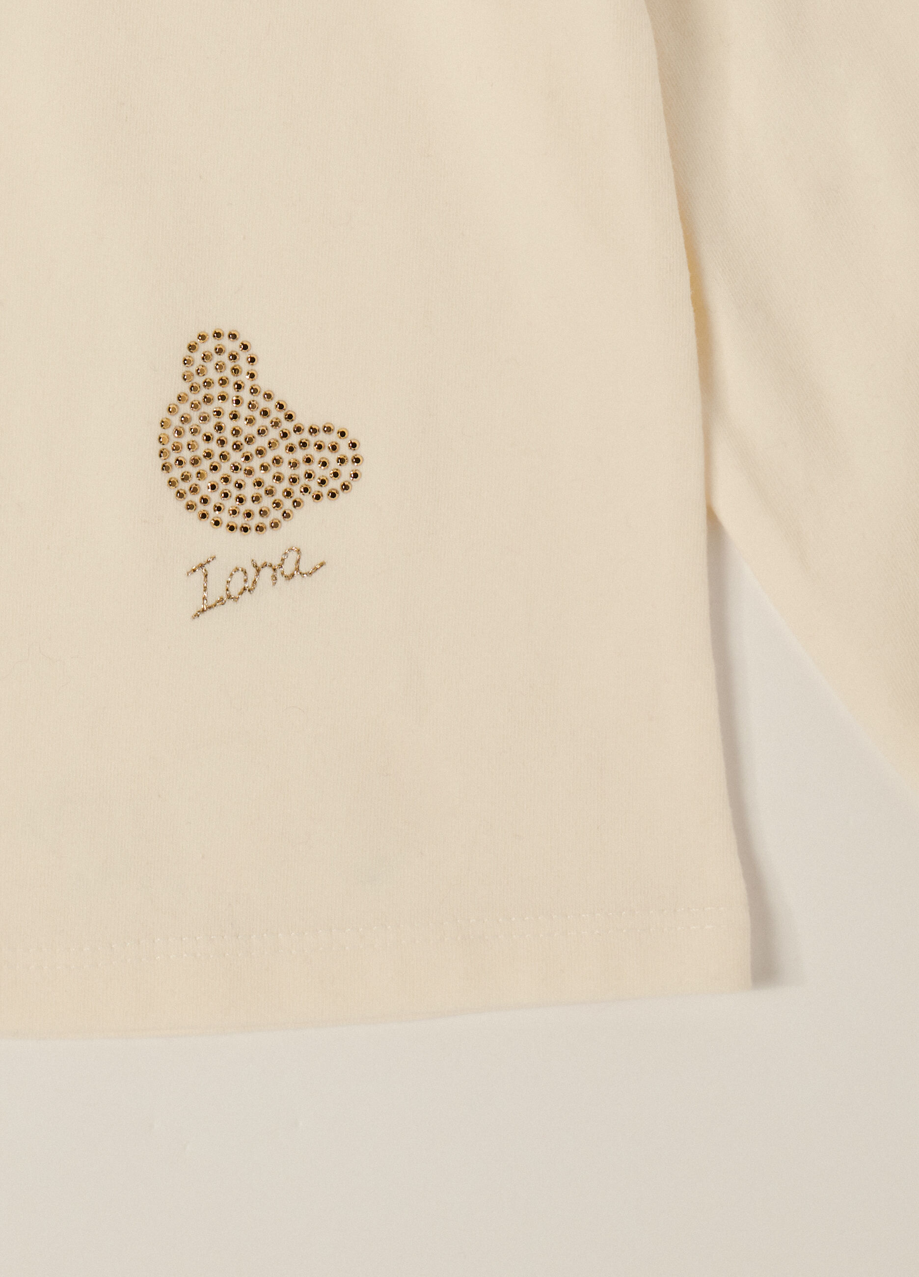 Maglia bianca elasticizzata a maniche lunghe_2