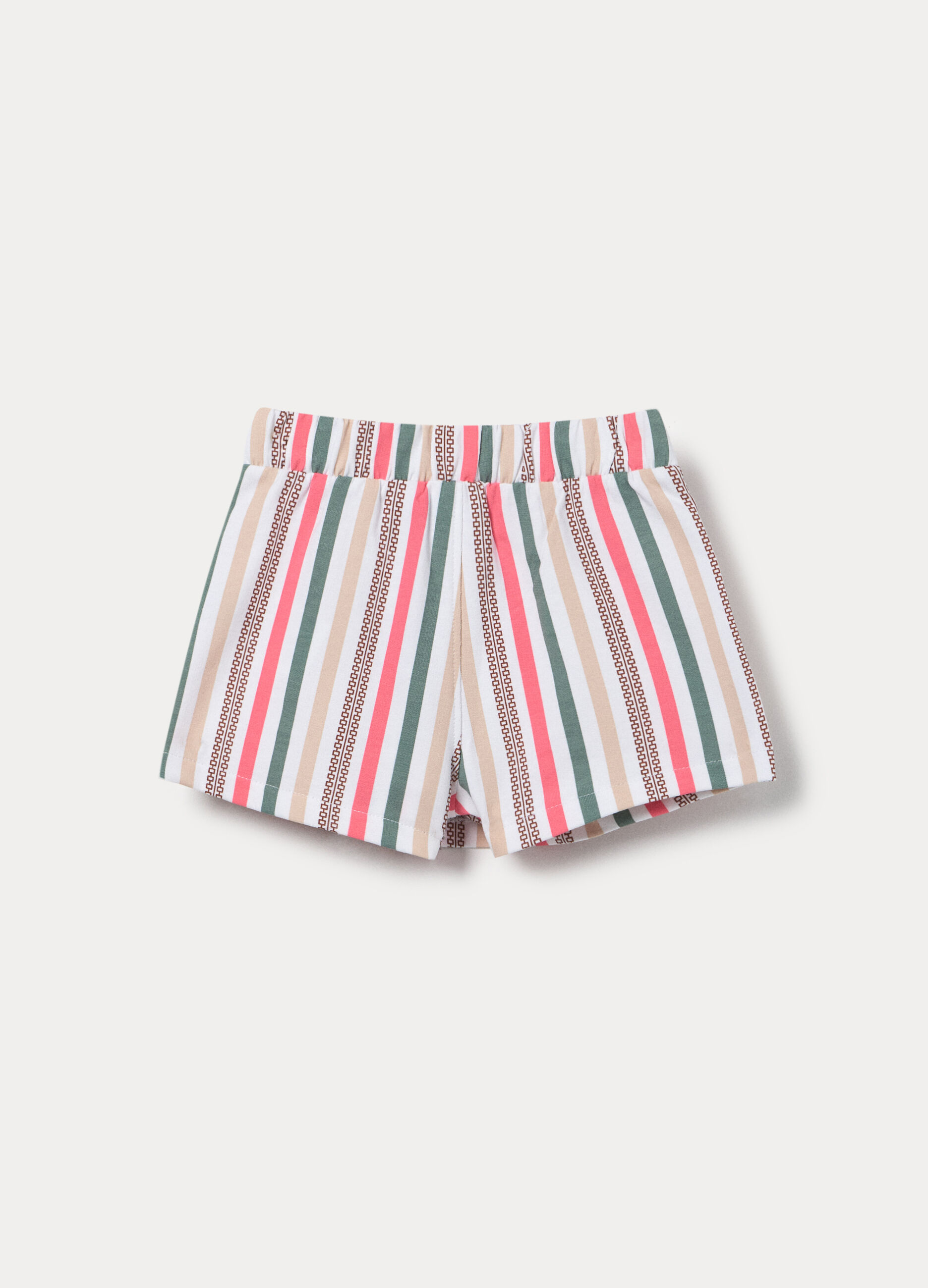 Gonna pantalone in french terry di cotone stretch bimba_2