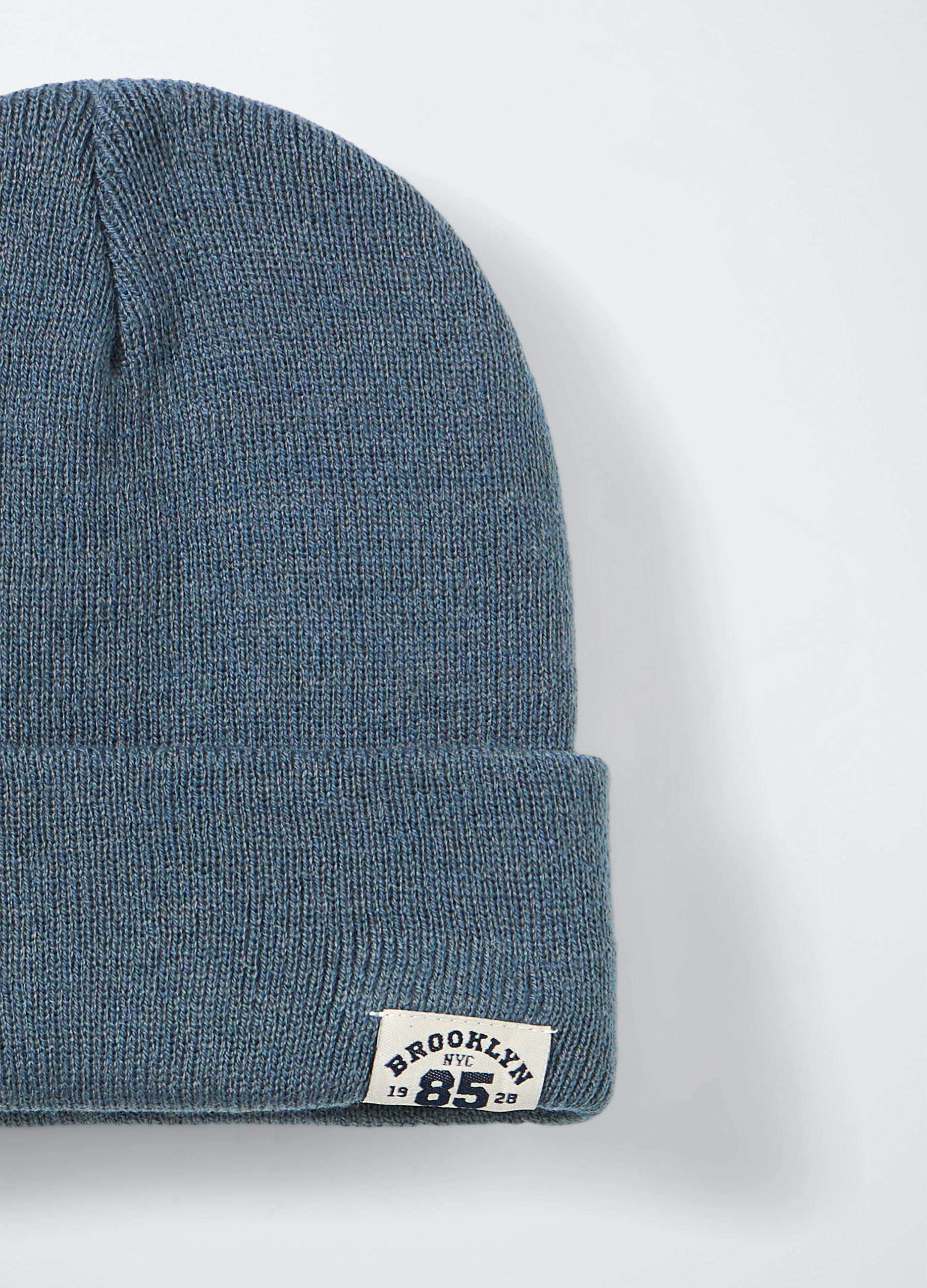 Berretto tricot con risvolto _2