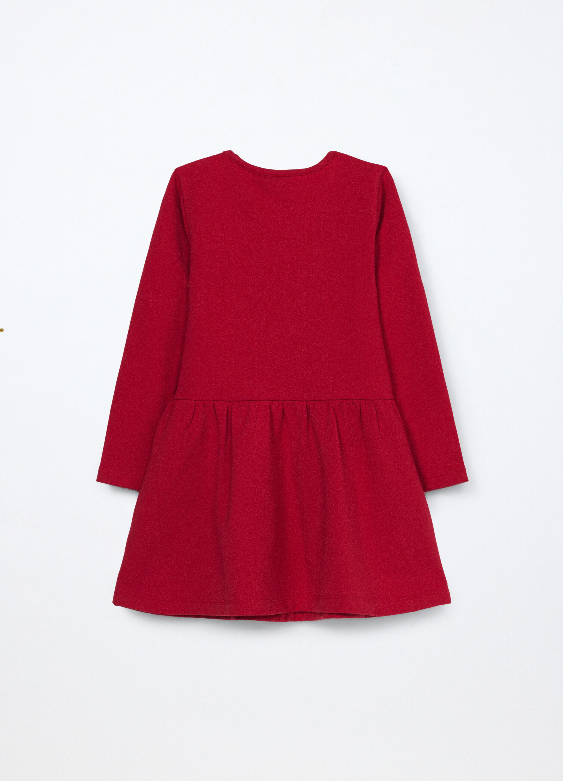 Vestito in french terry di cotone stretch bambina_1