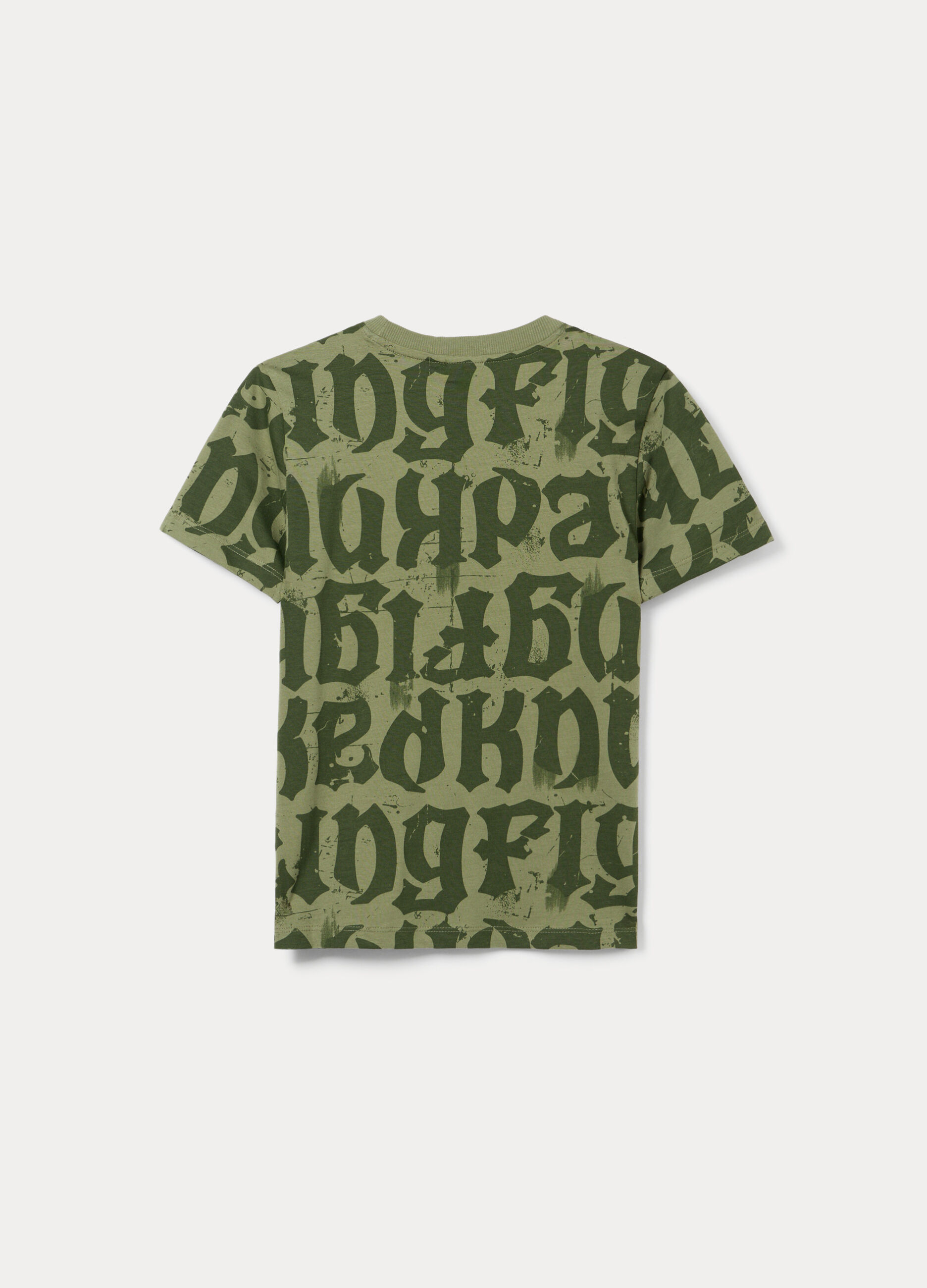 T-shirt girocollo in jersey di puro cotone ragazzo_2