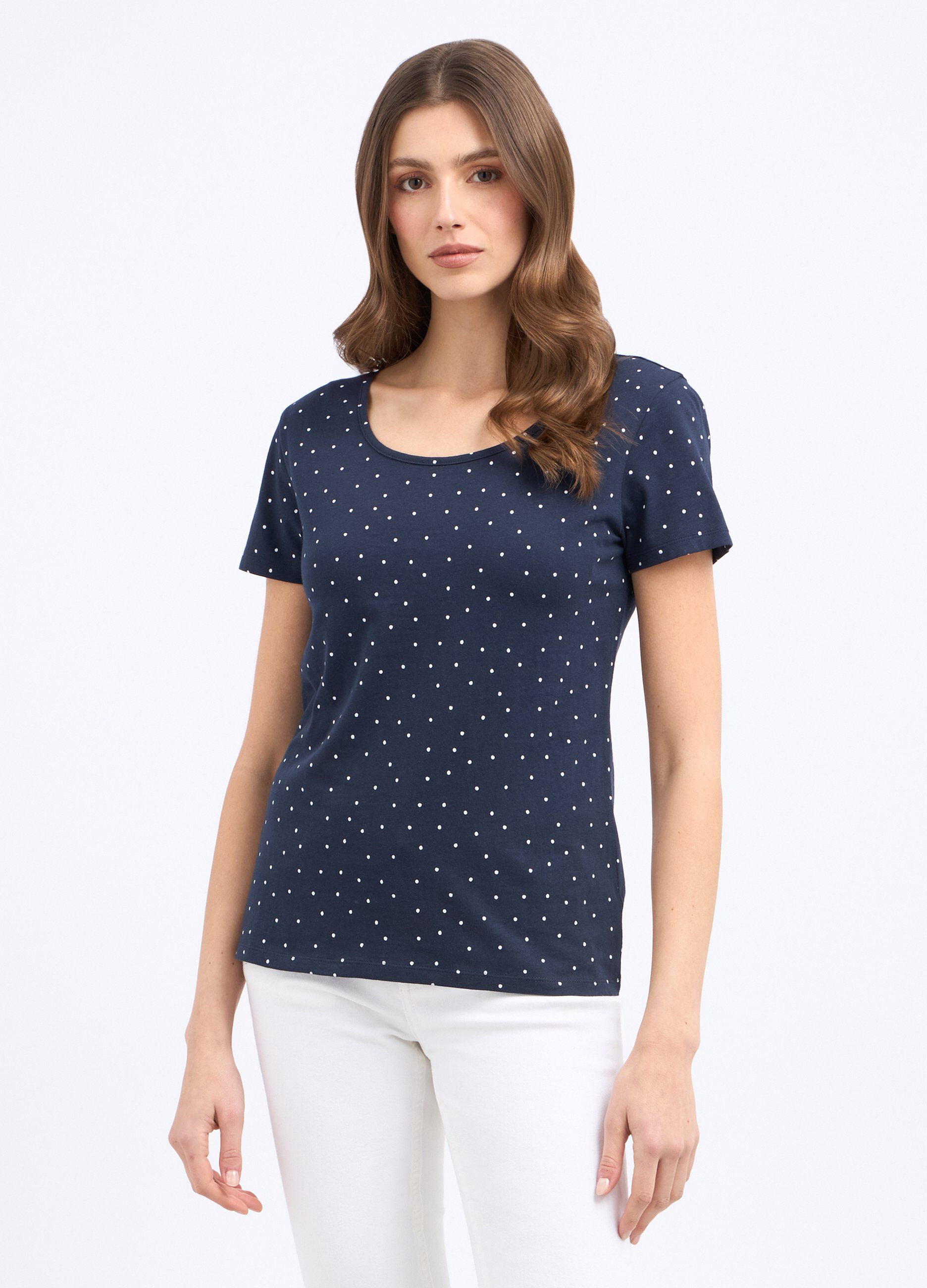 T-shirt in puro cotone donna_0