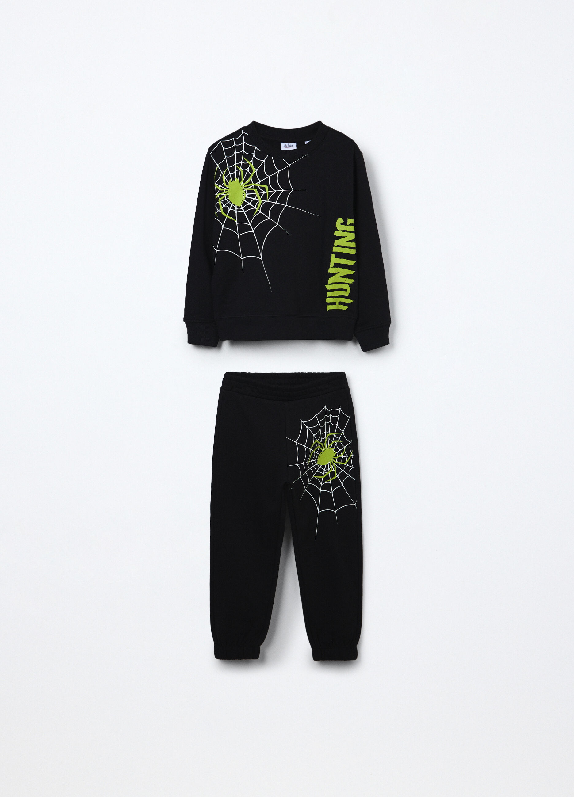 Jogging set in puro cotone fleece bambino_0