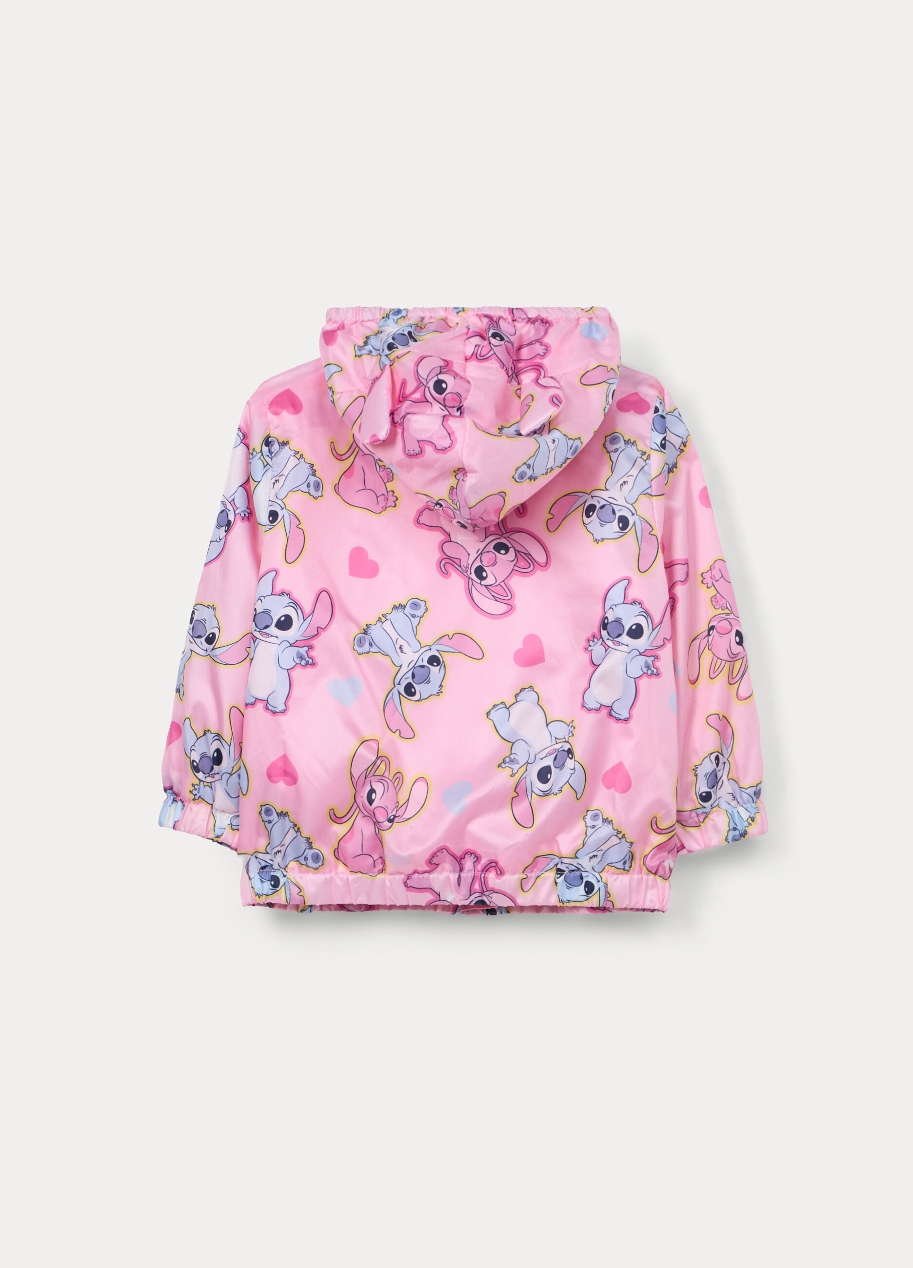 Giacca a vento Lio & Stitch con cappuccio bimba_1