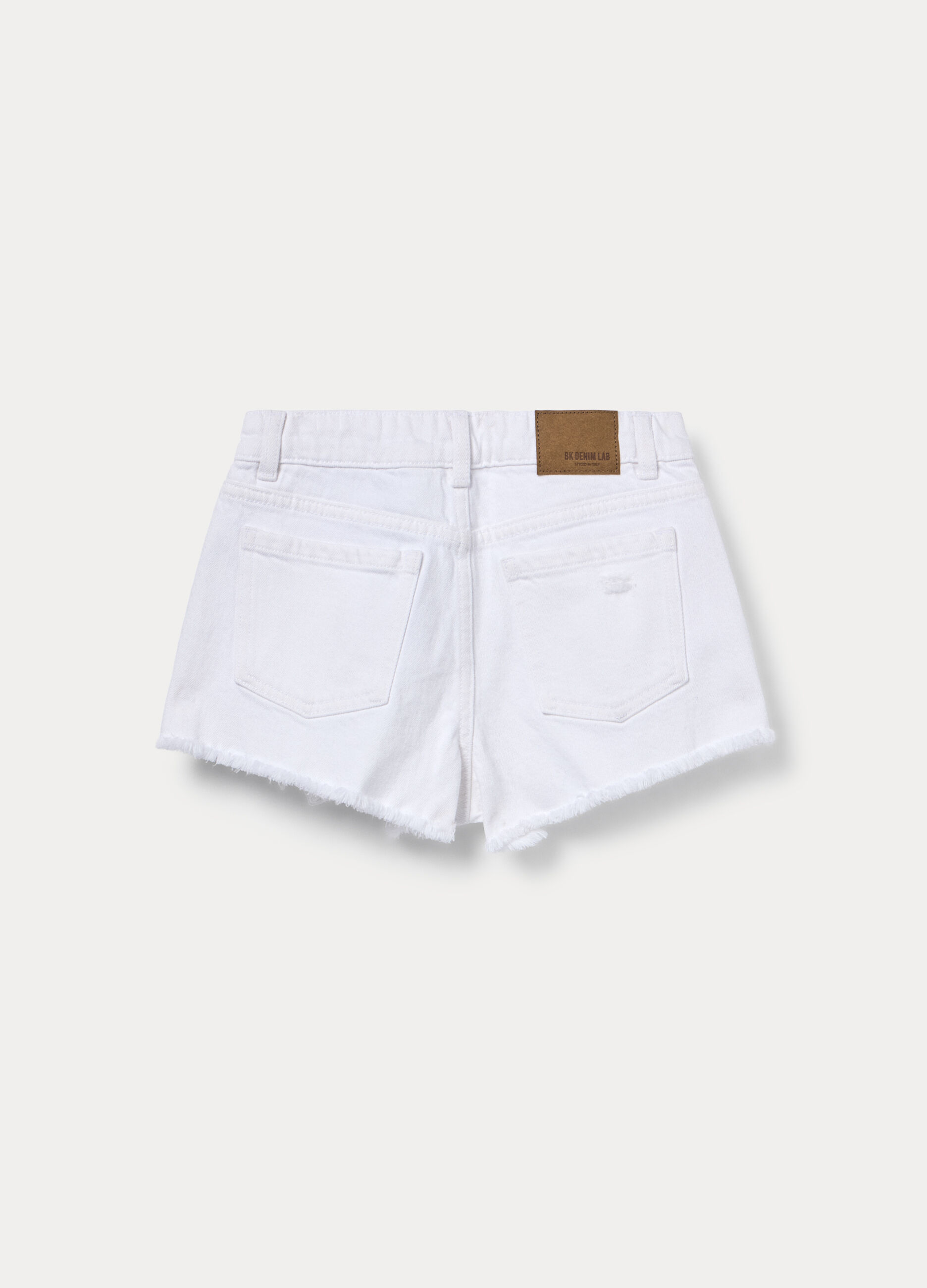 Shorts fit regular in denim stretch ragazza_1