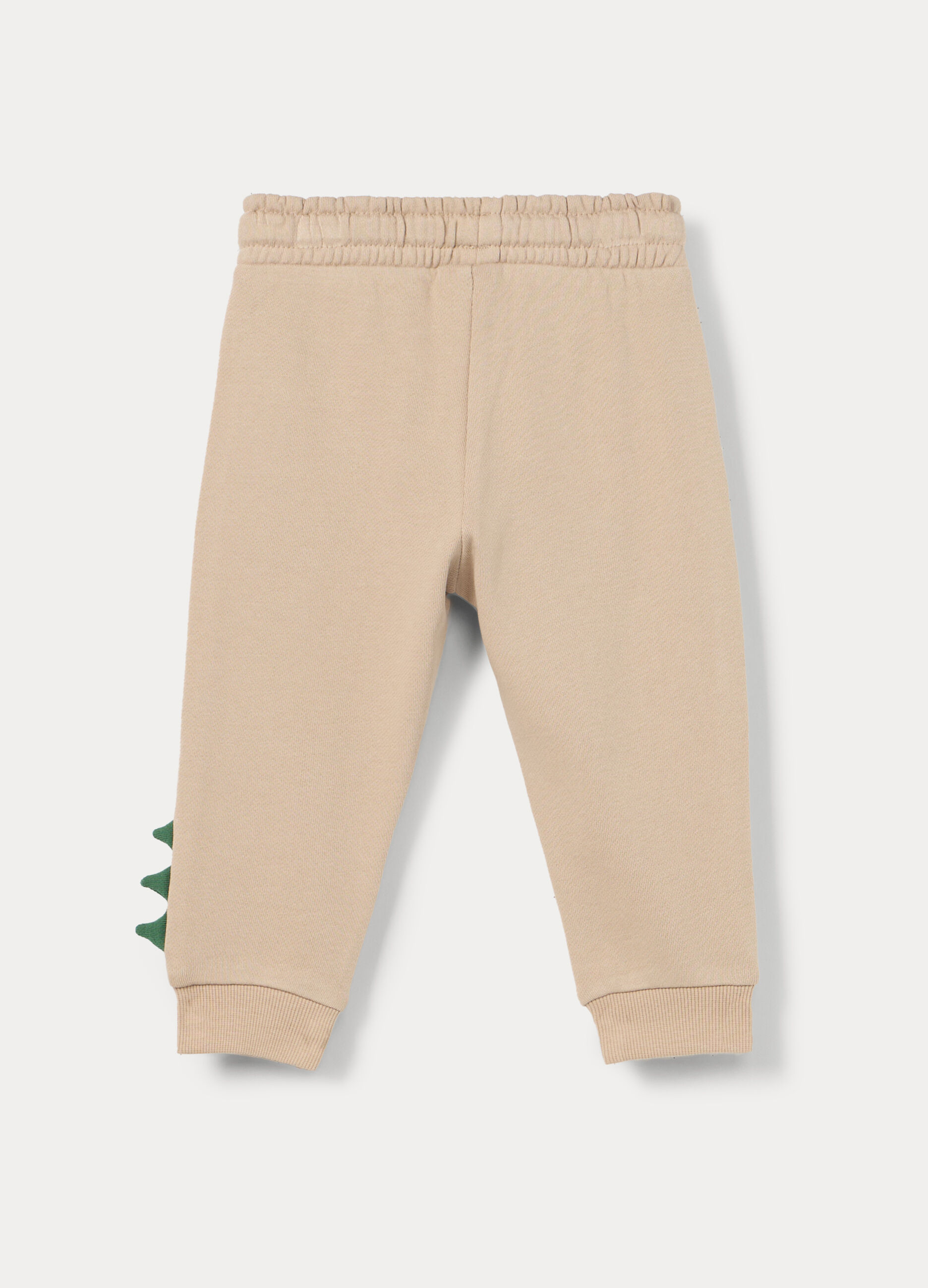 Jogger in french terry di puro cotone bimbo_1