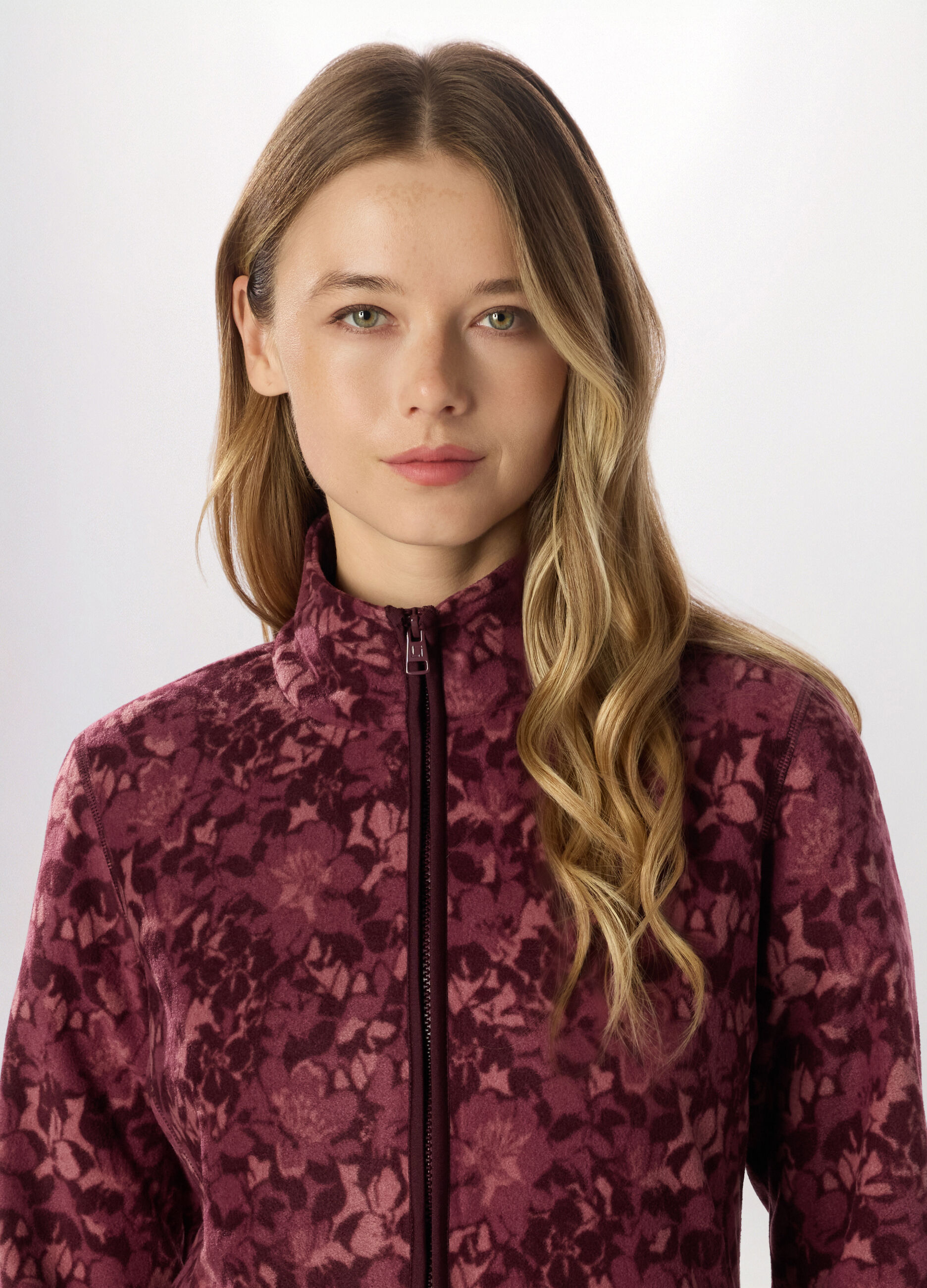 Felpa full zip in pile donna Holistic fitness_2