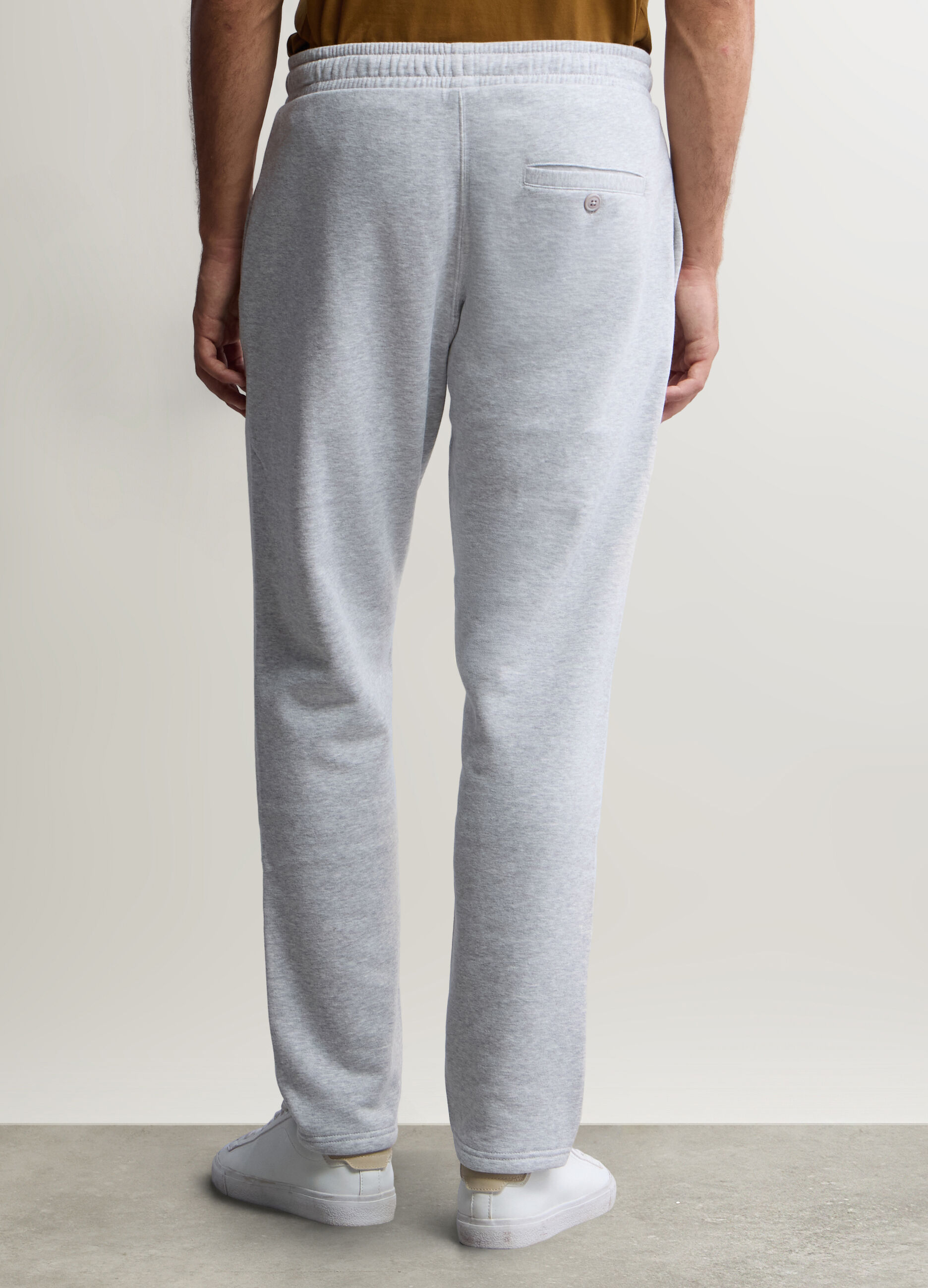 Jogger in felpa misto cotone uomo_2