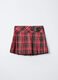 Gonna corta in poli viscosa stretch ragazza_0
