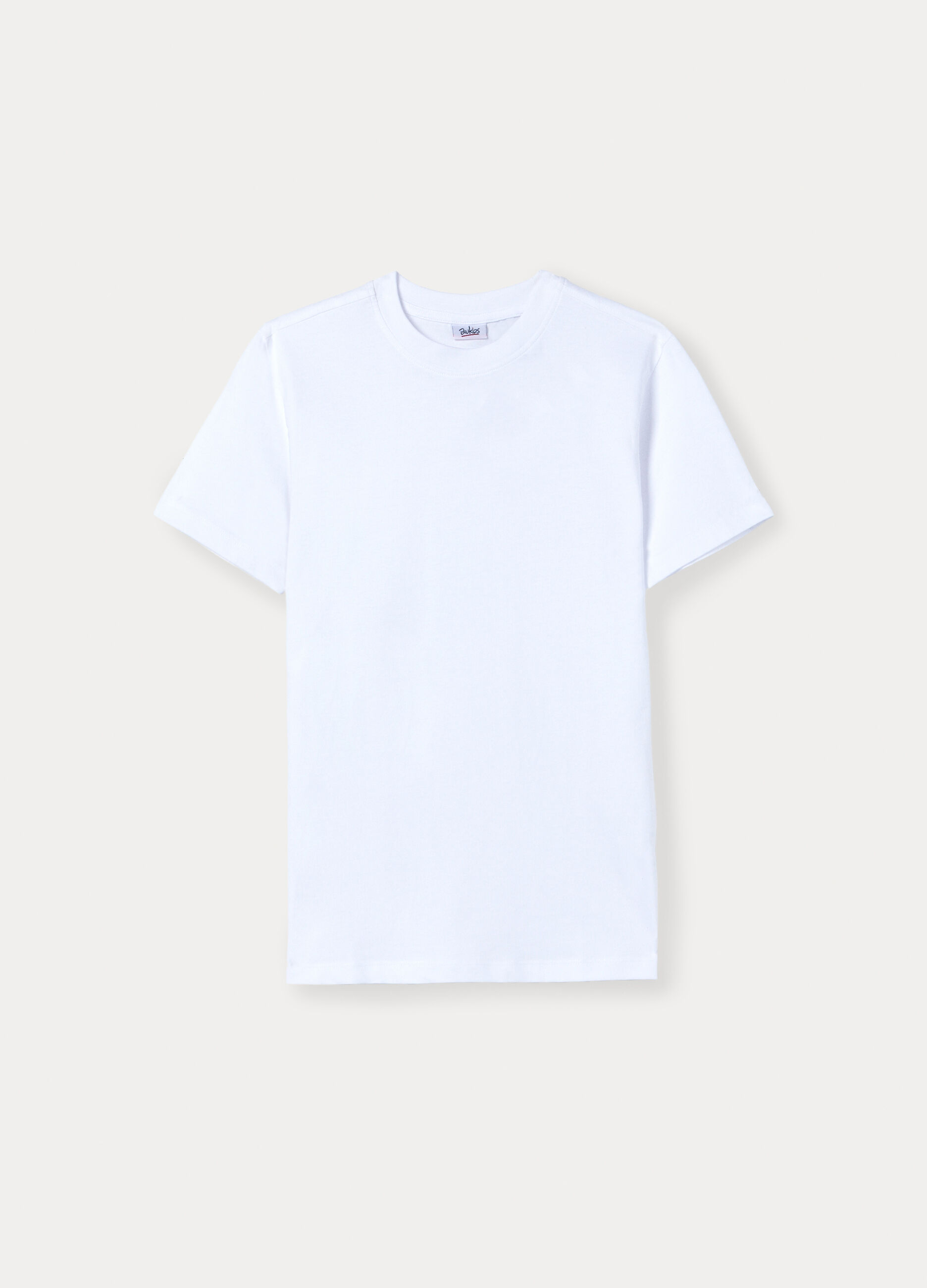 T-shirt girocollo in jersey di puro cotone ragazzo_0