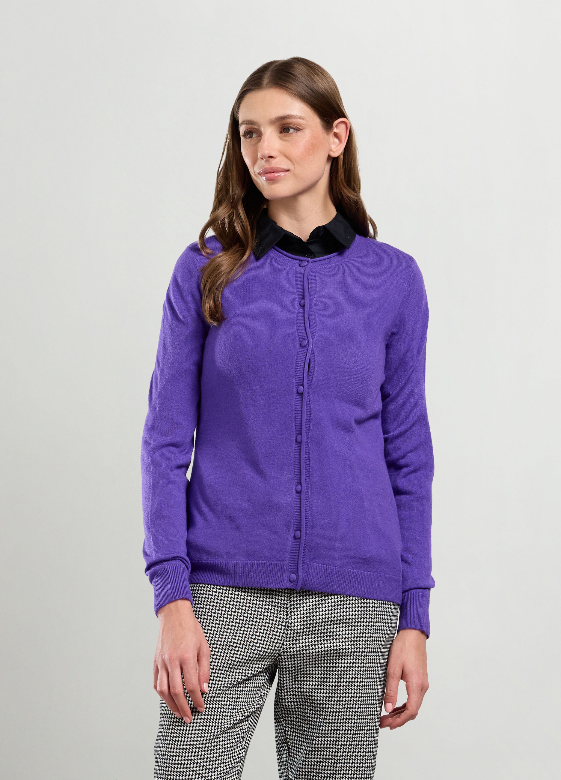 Cardigan tricot donna_0