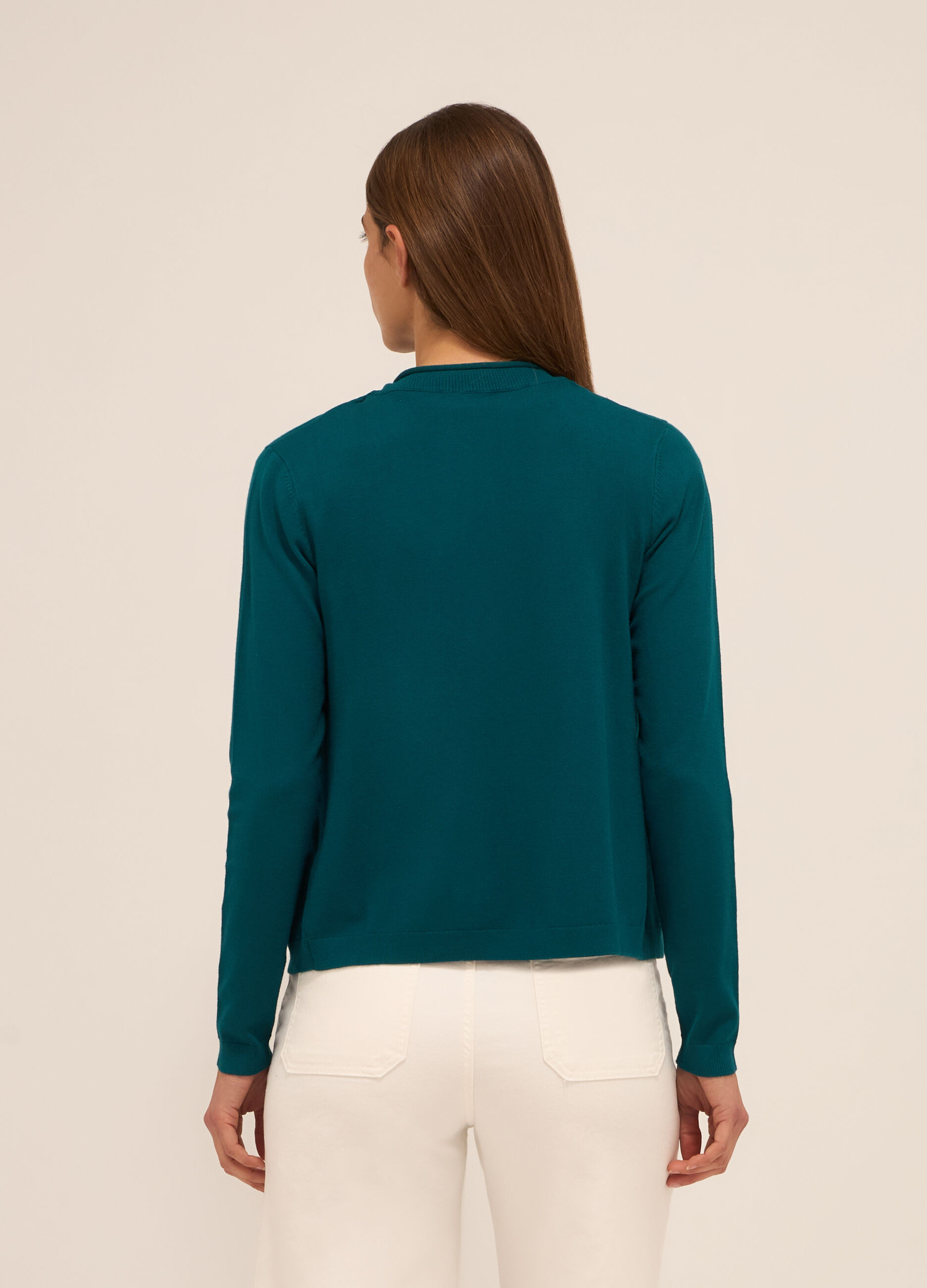 Cardigan misto viscosa donna_1