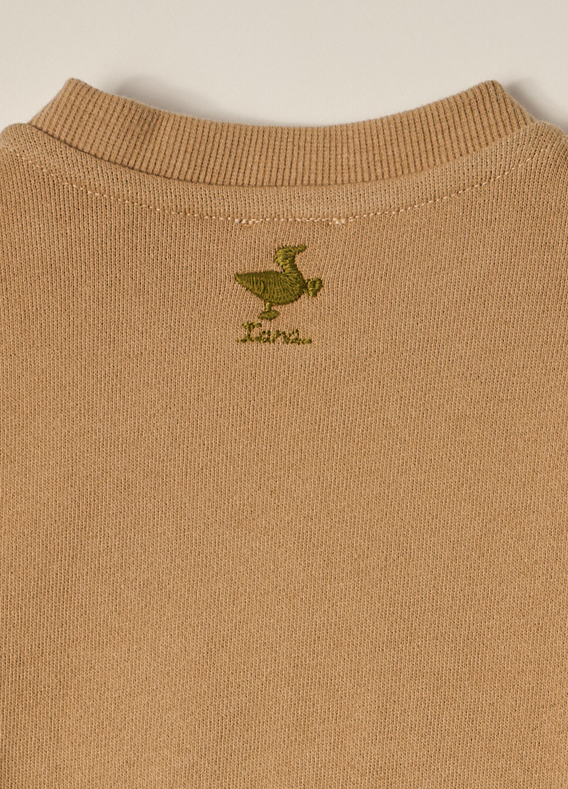 Felpa in french terry di puro cotone IANA neonato_1