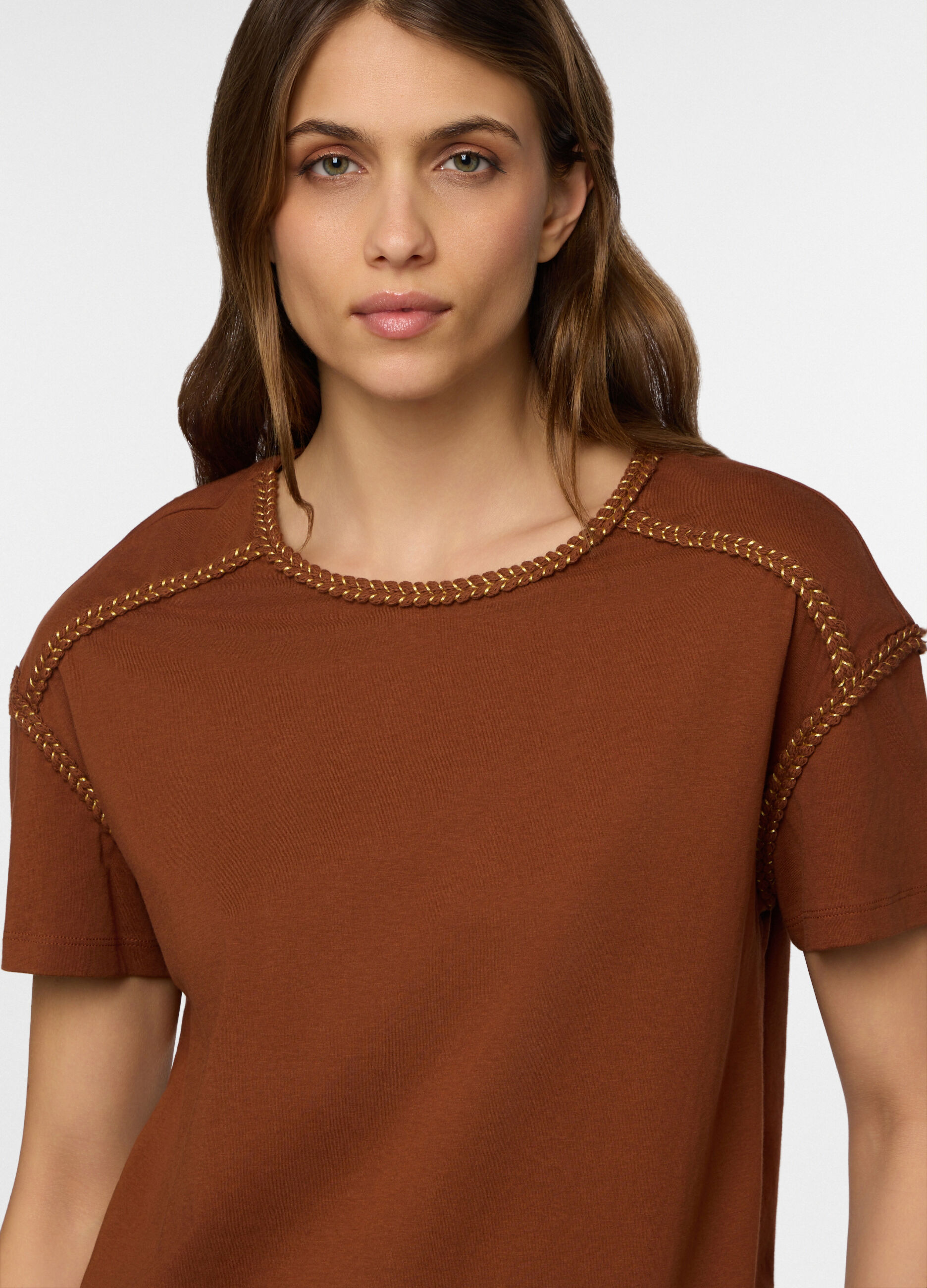 T-shirt girocollo donna_2