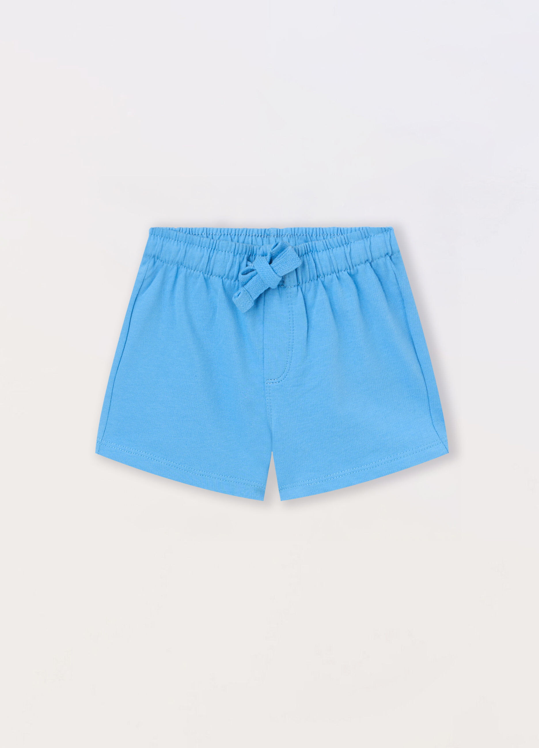 Shorts in french terry di puro cotone neonato_0