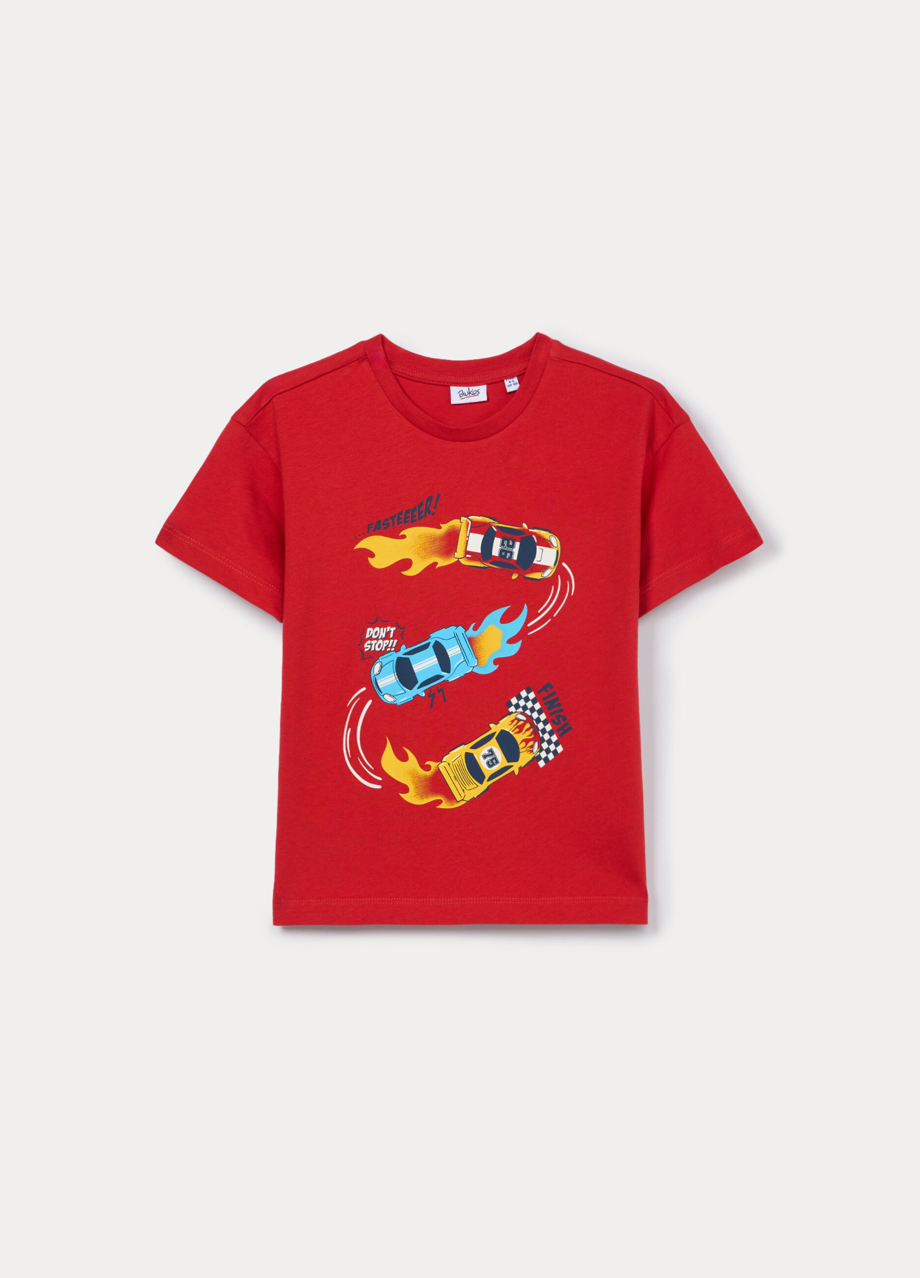 T-shirt girocollo in jersey bambino_0