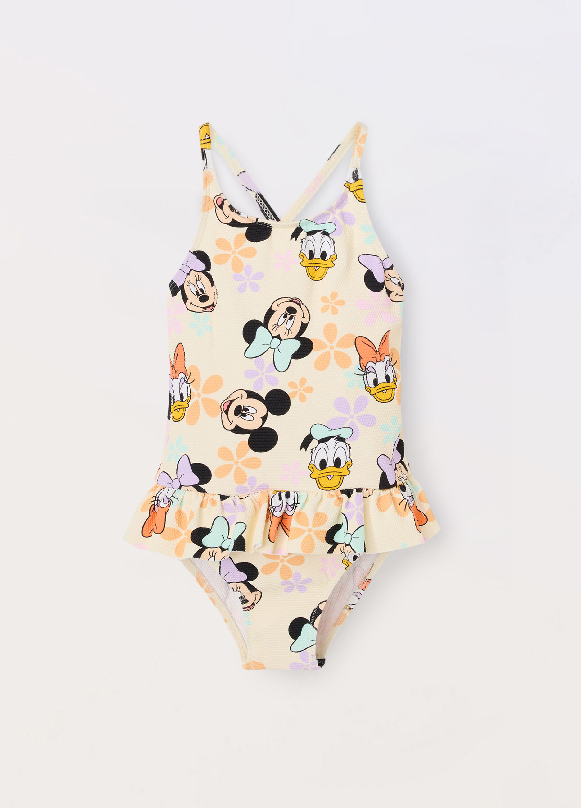 Costume intero con stampa bambina_0