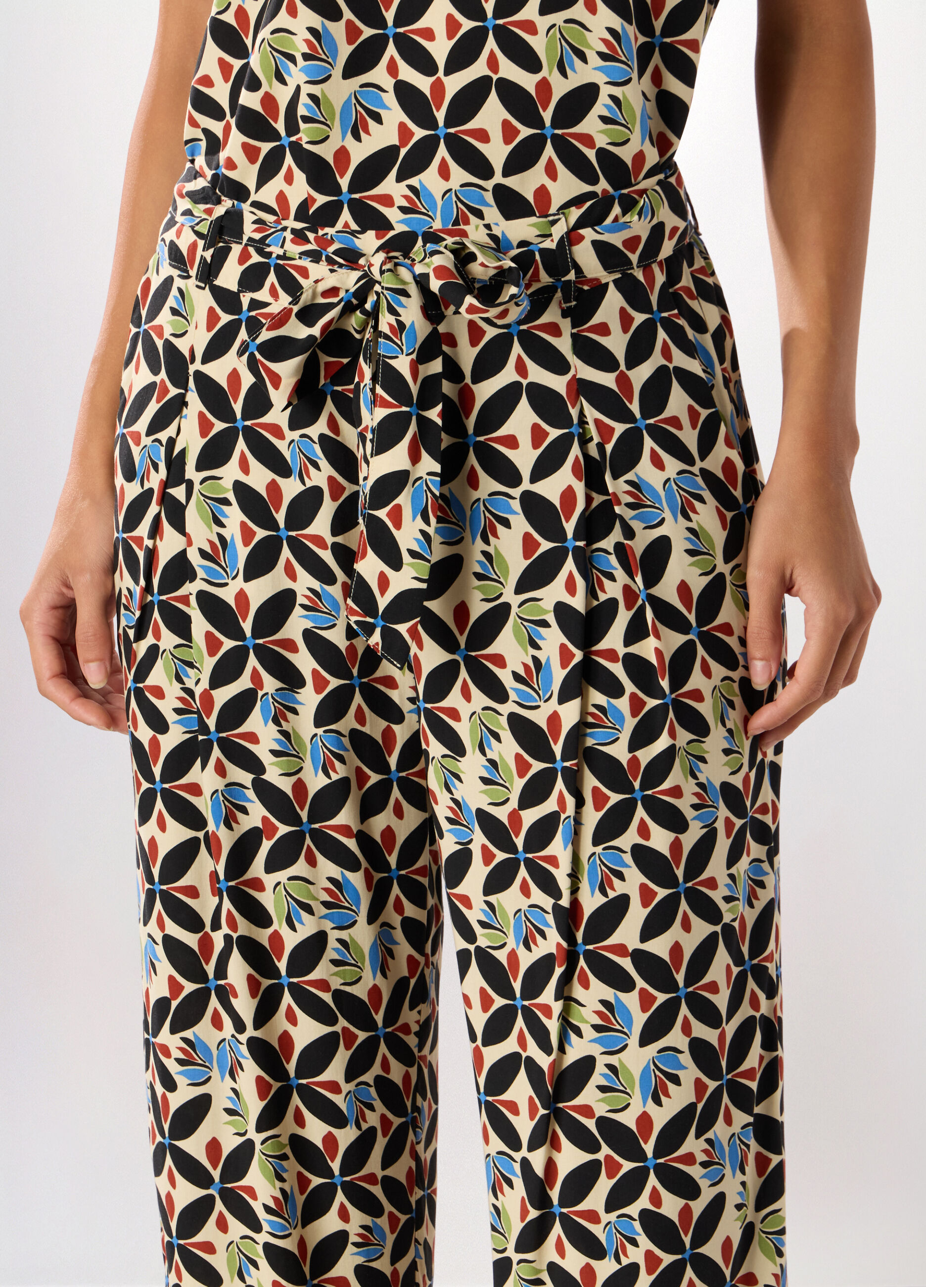 Pantaloni in pura viscosa donna_2