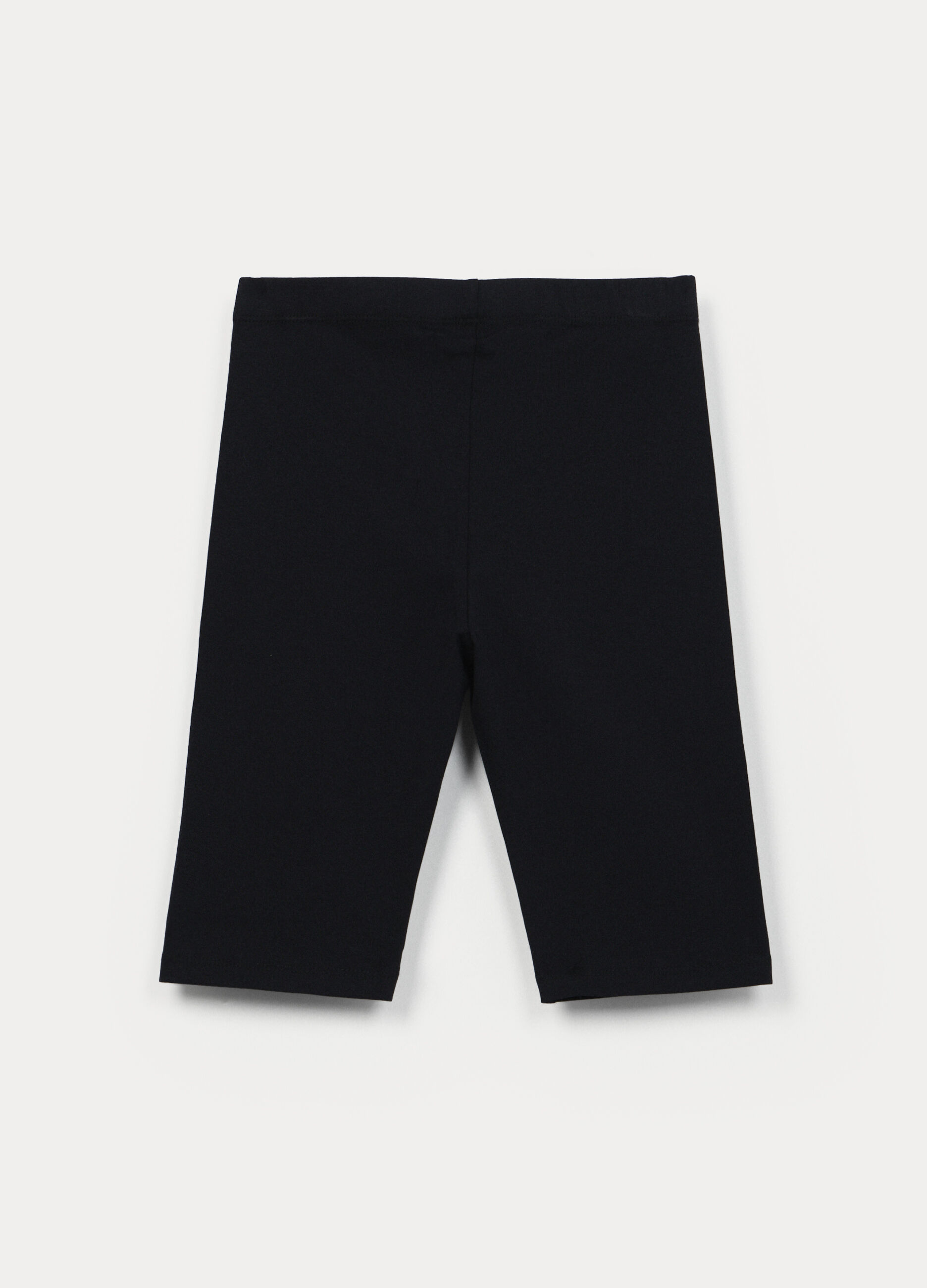 Leggings capri in jersey di cotone stretch ragazza_1
