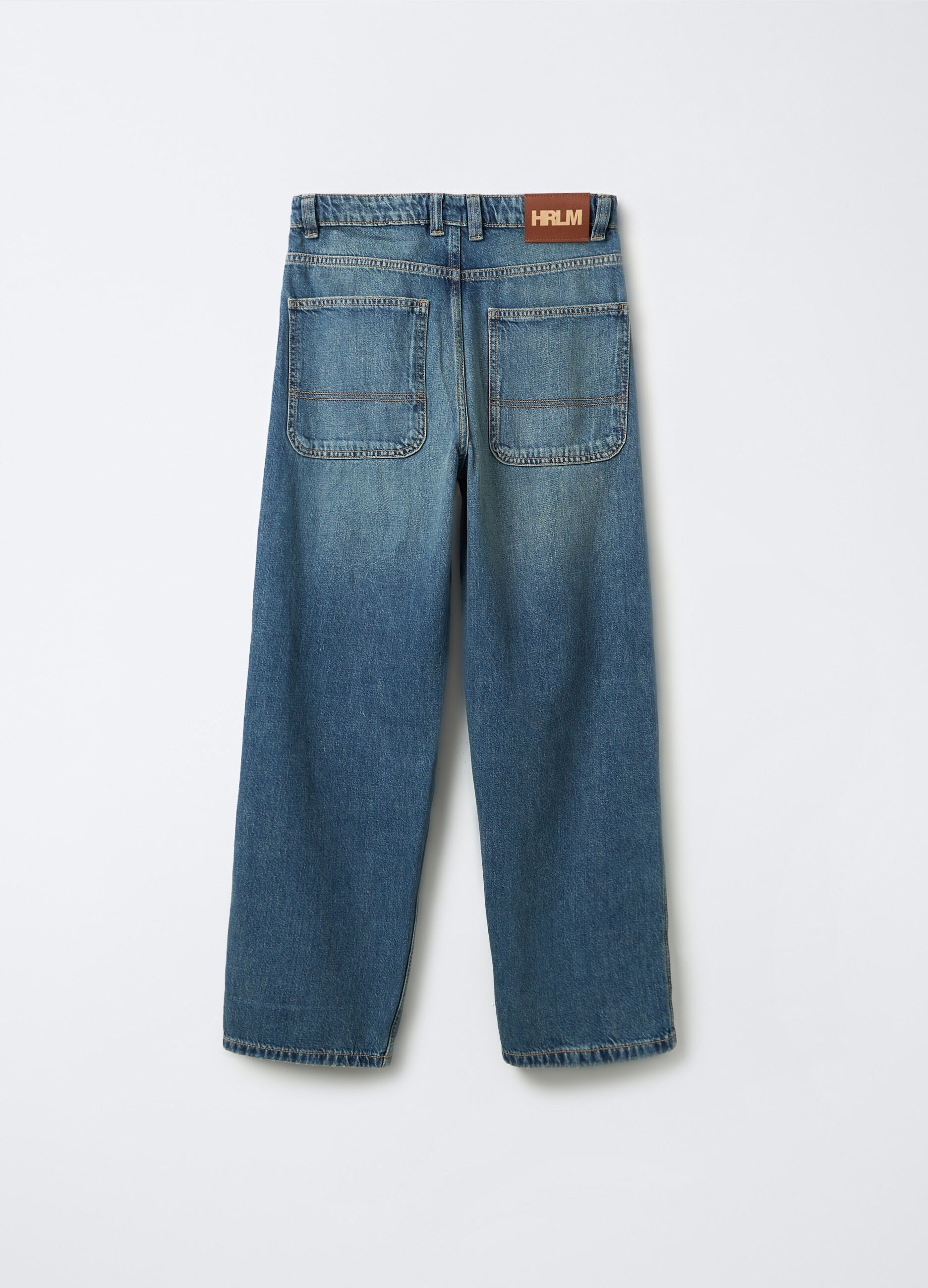 Pantaloni in denim di puro cotone Skater Fit ragazzo_1