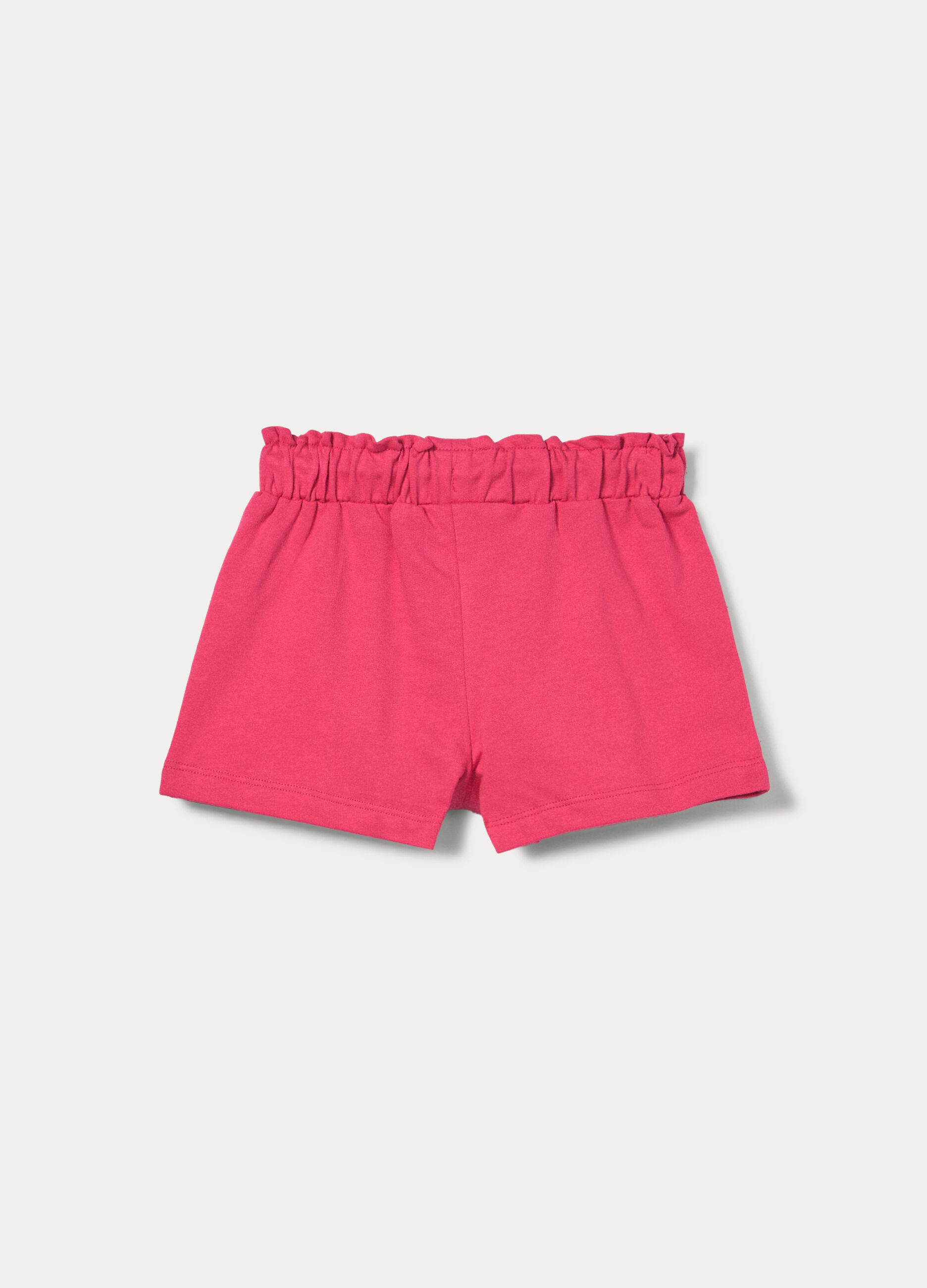 Shorts in french terry di puro cotone bambina_1