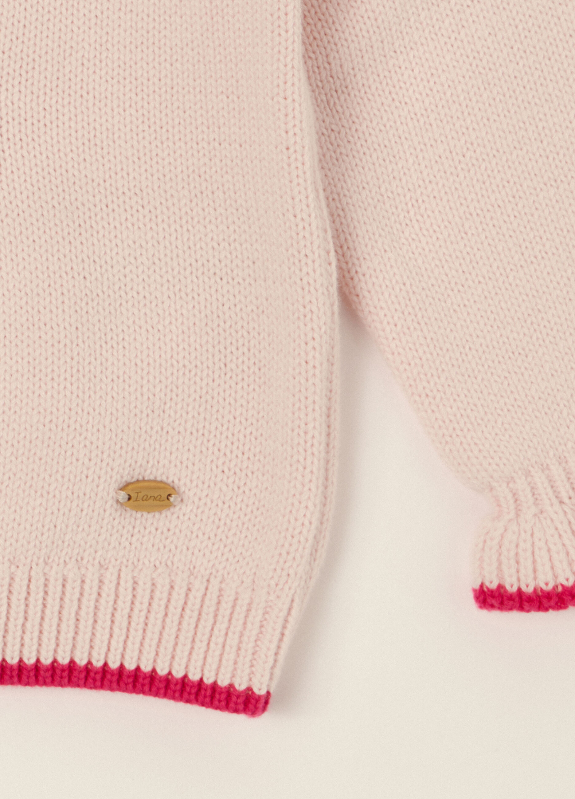 Maglioncino jaquard in puro cotone IANA_2