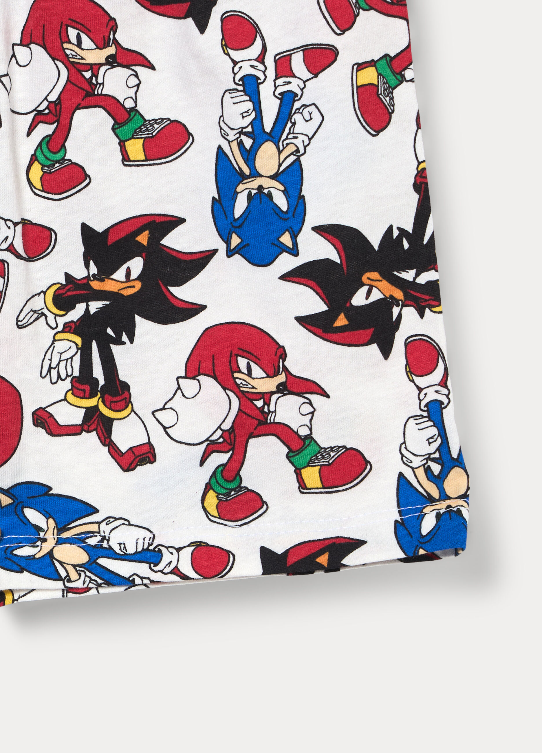 Set pigiama corto Sonic in jersey di puro cotone bambino _3