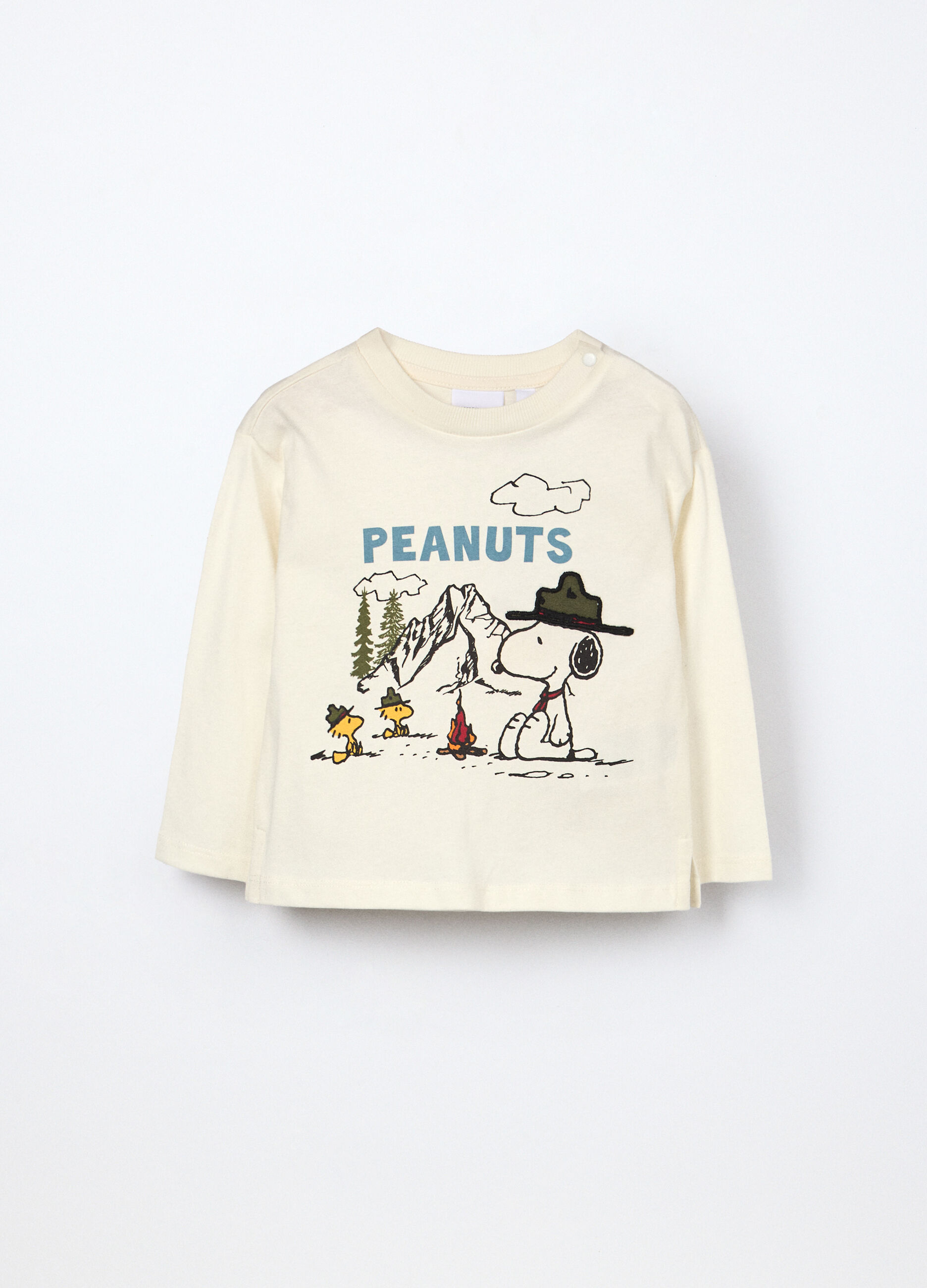 T-shirt in jersey di puro cotone neonato_0