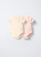 Pack 2 body incrociati in costina di cotone stretch neonata_0