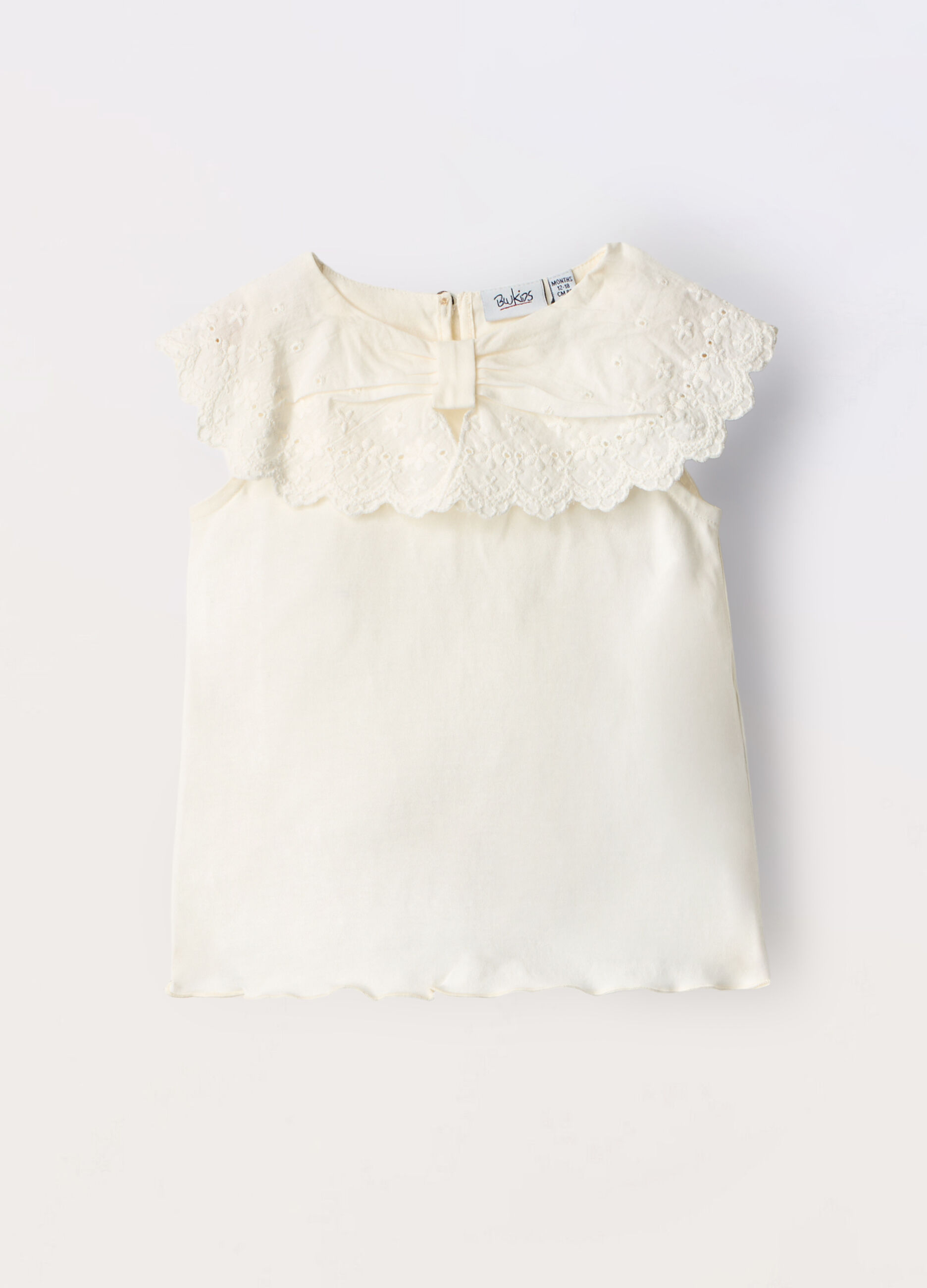 Top in jersey di puro cotone neonata_0