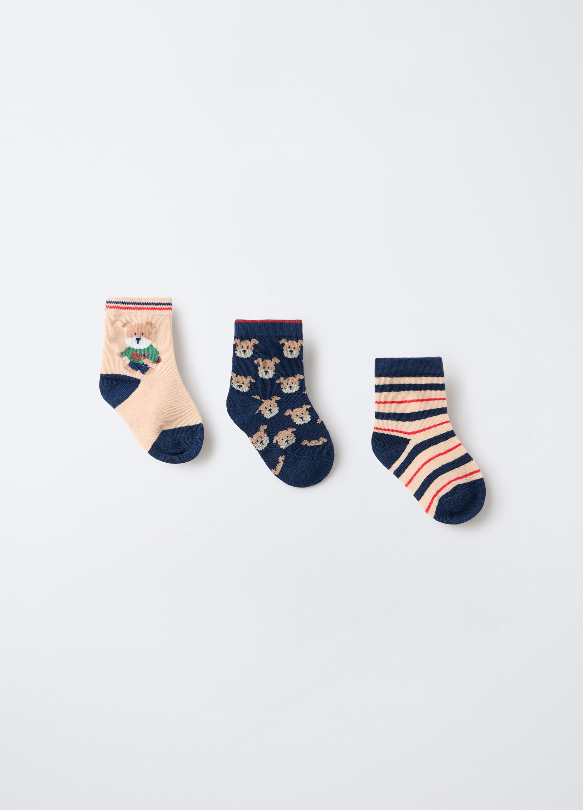 Pack 3 calze misto cotone stretch _1