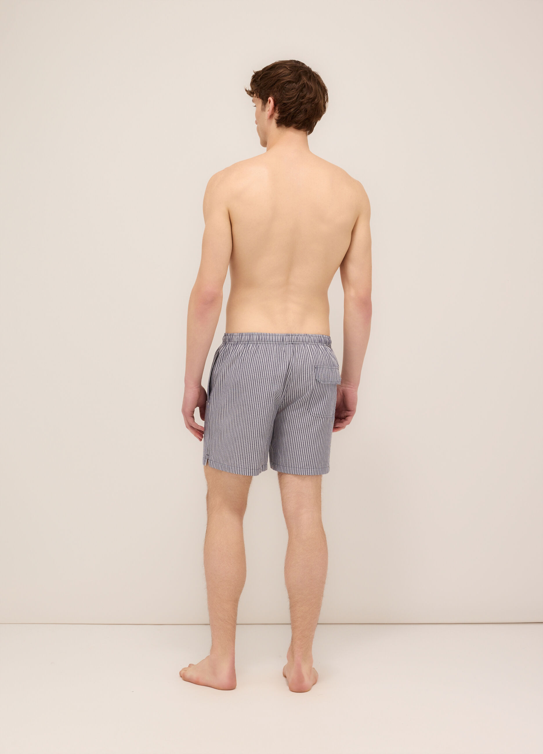 Boxer in misto cotone seersucker uomo_1