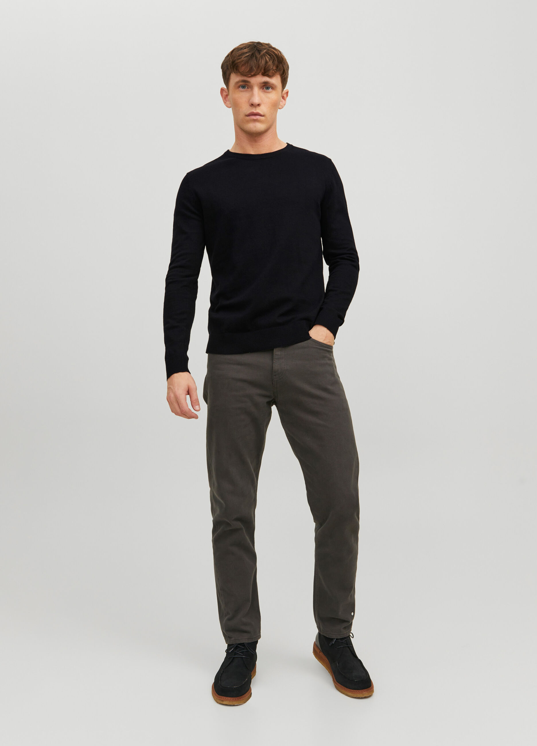 Girocollo in maglia uomo_0