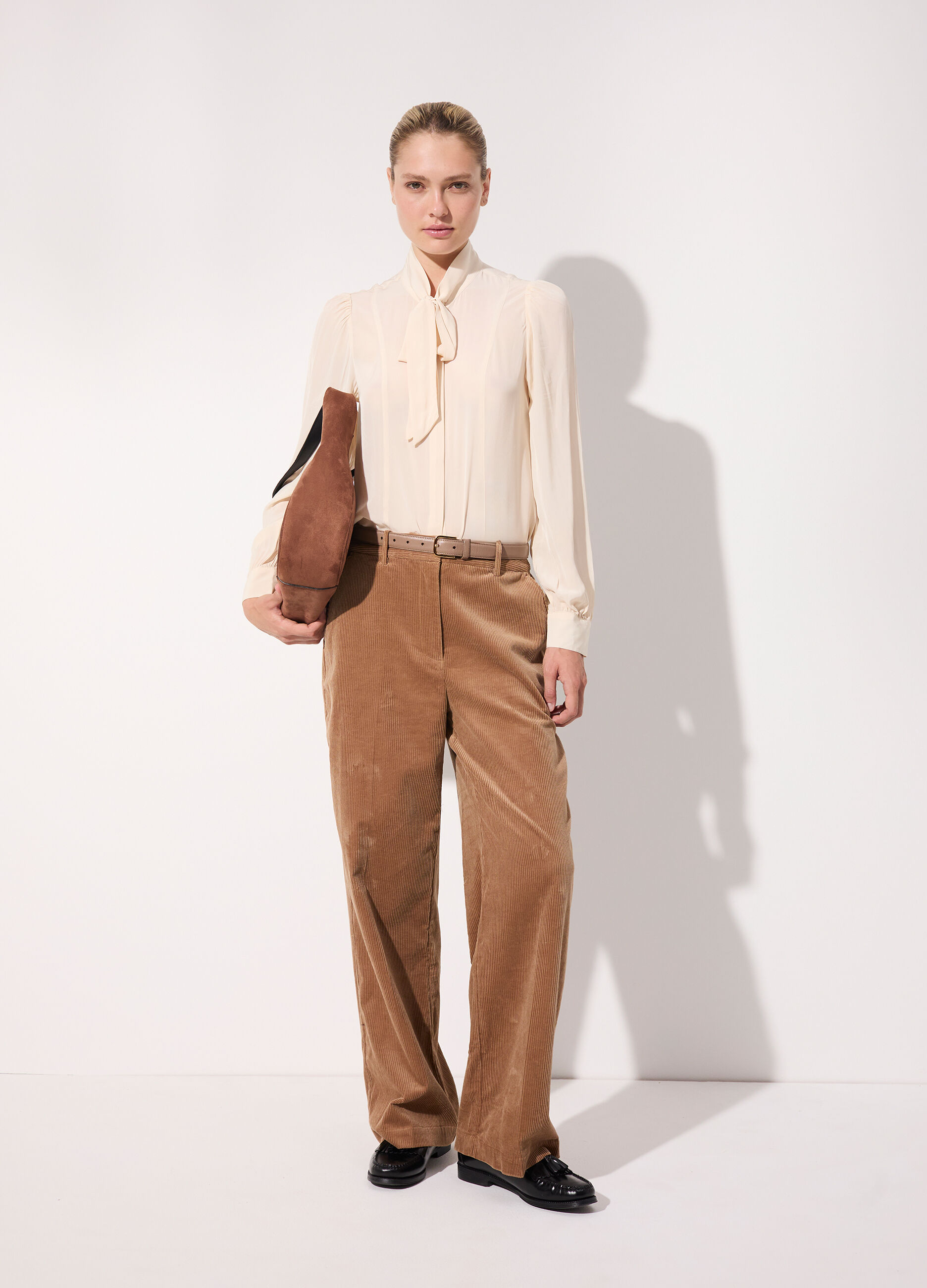 Camicetta in pura viscosa crêpe donna_0