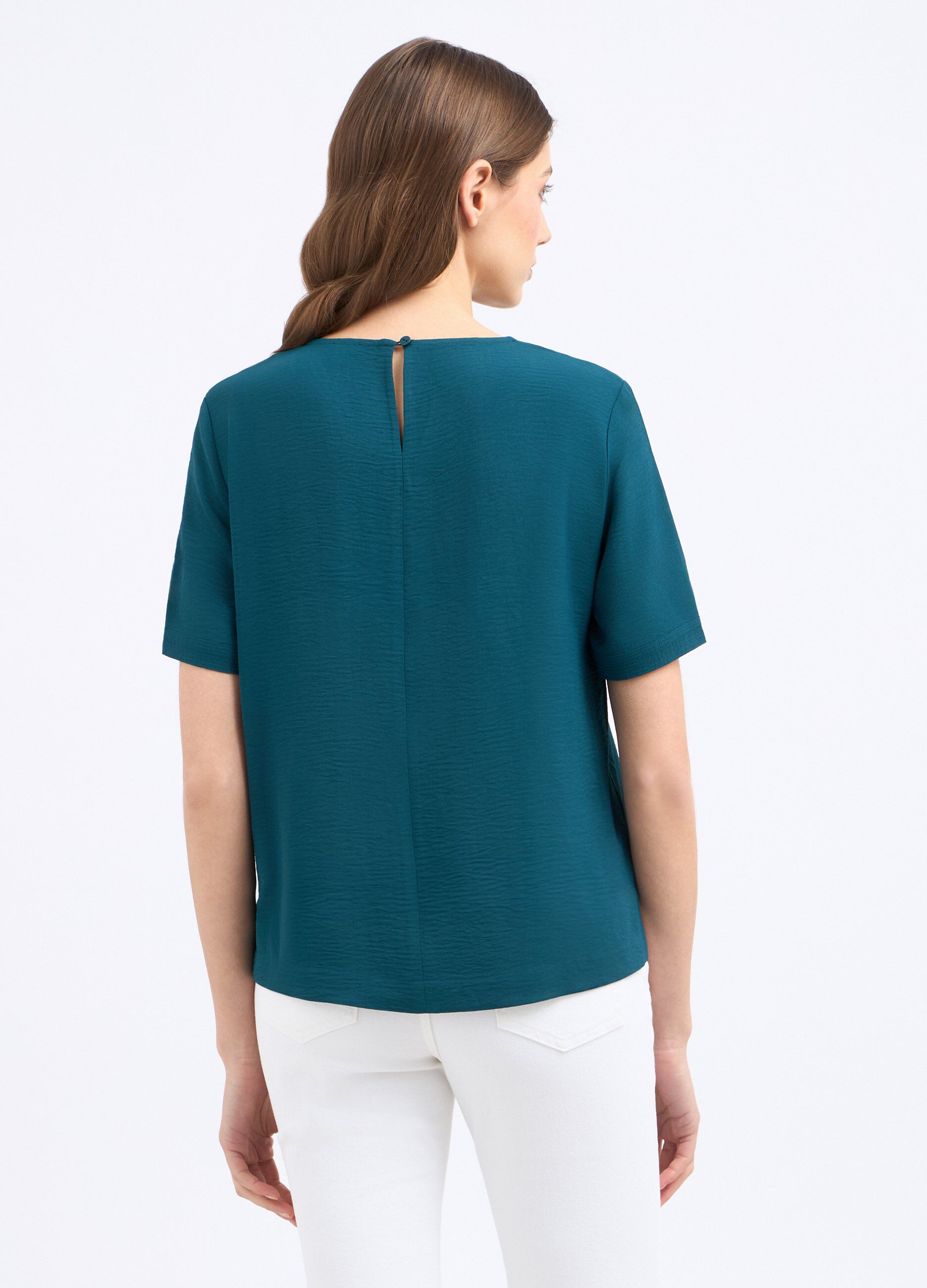 Blusa in crepe donna_1