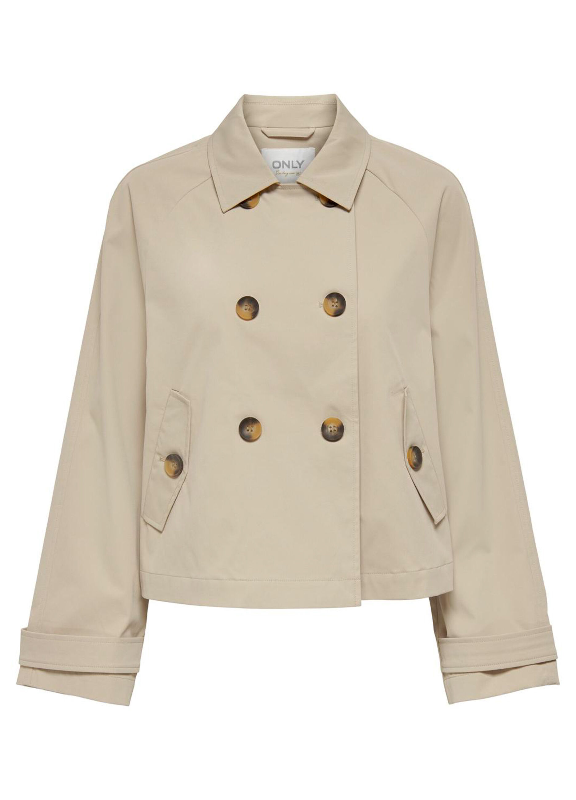 Trench corto doppiopetto donna