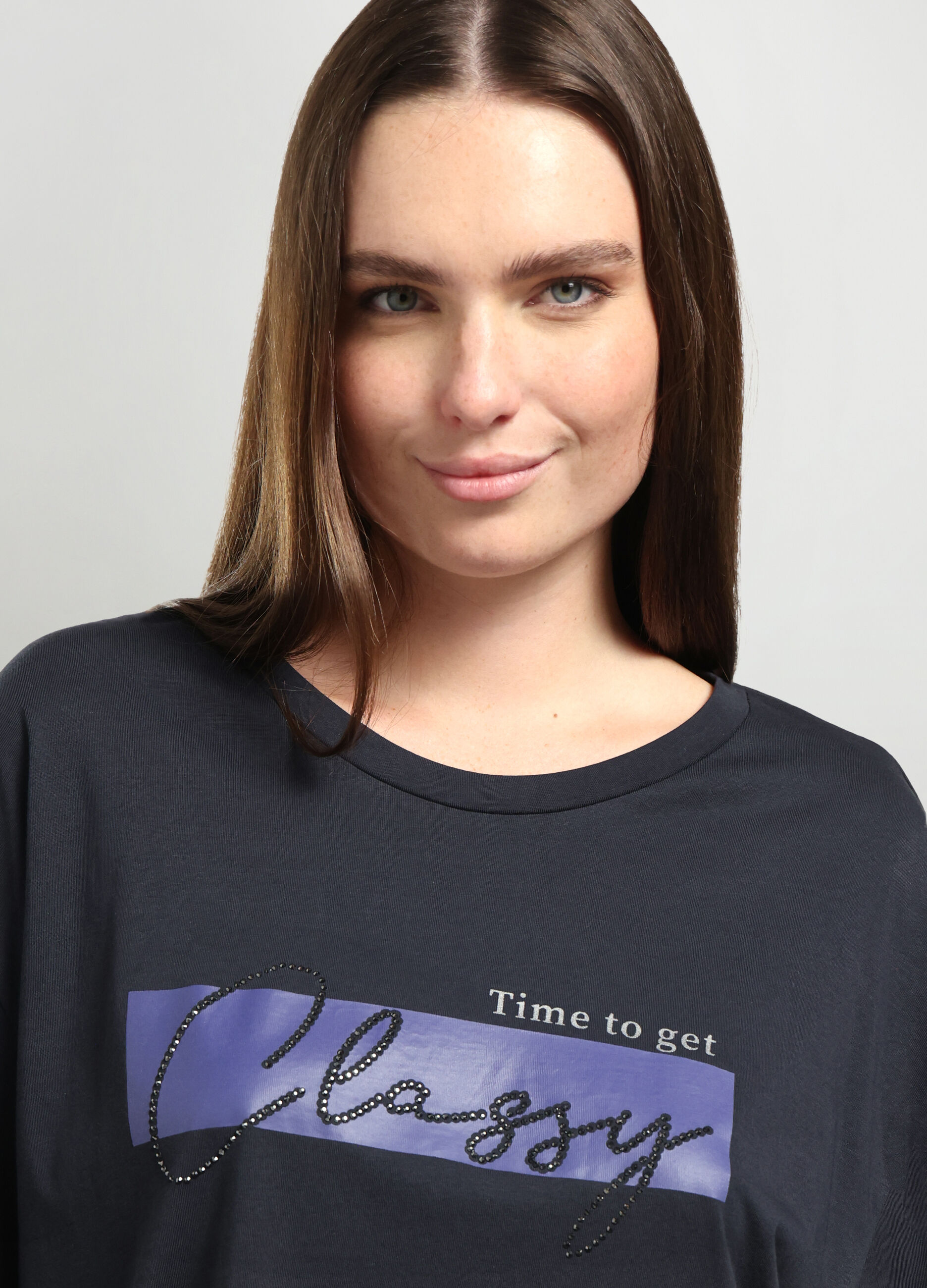 T-shirt in puro cotone donna curvy_2