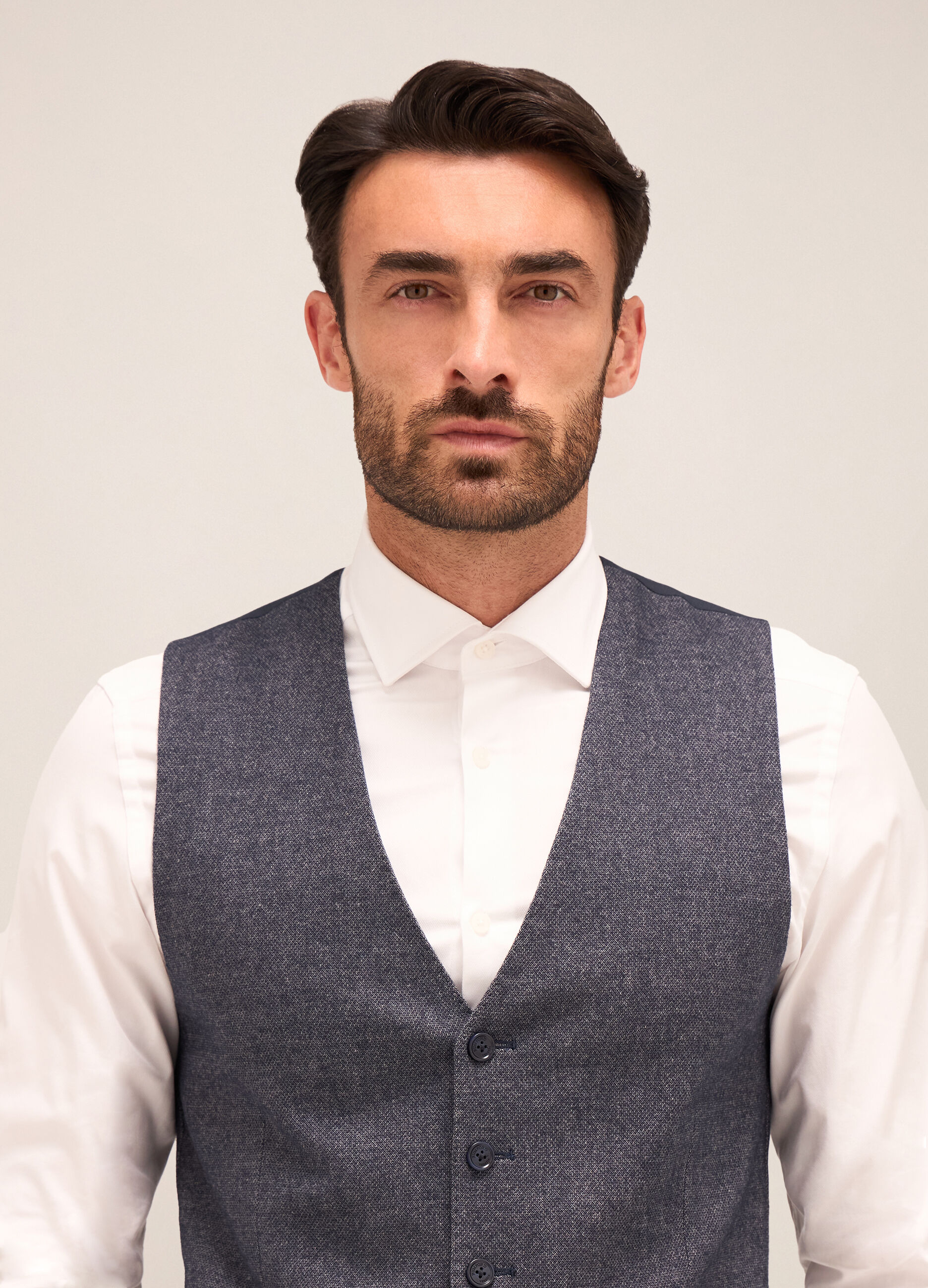 Gilet in cotone stretch uomo_2
