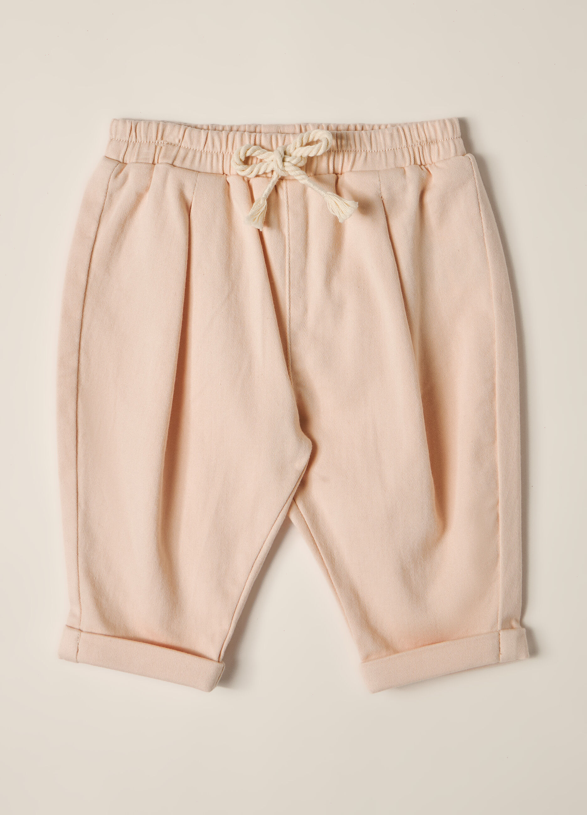 Pantaloni misto cotone IANA neonata_0