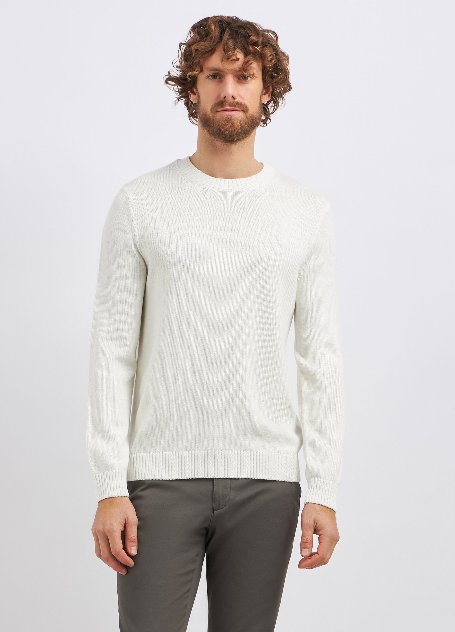 Tricot in misto cotone uomo_0